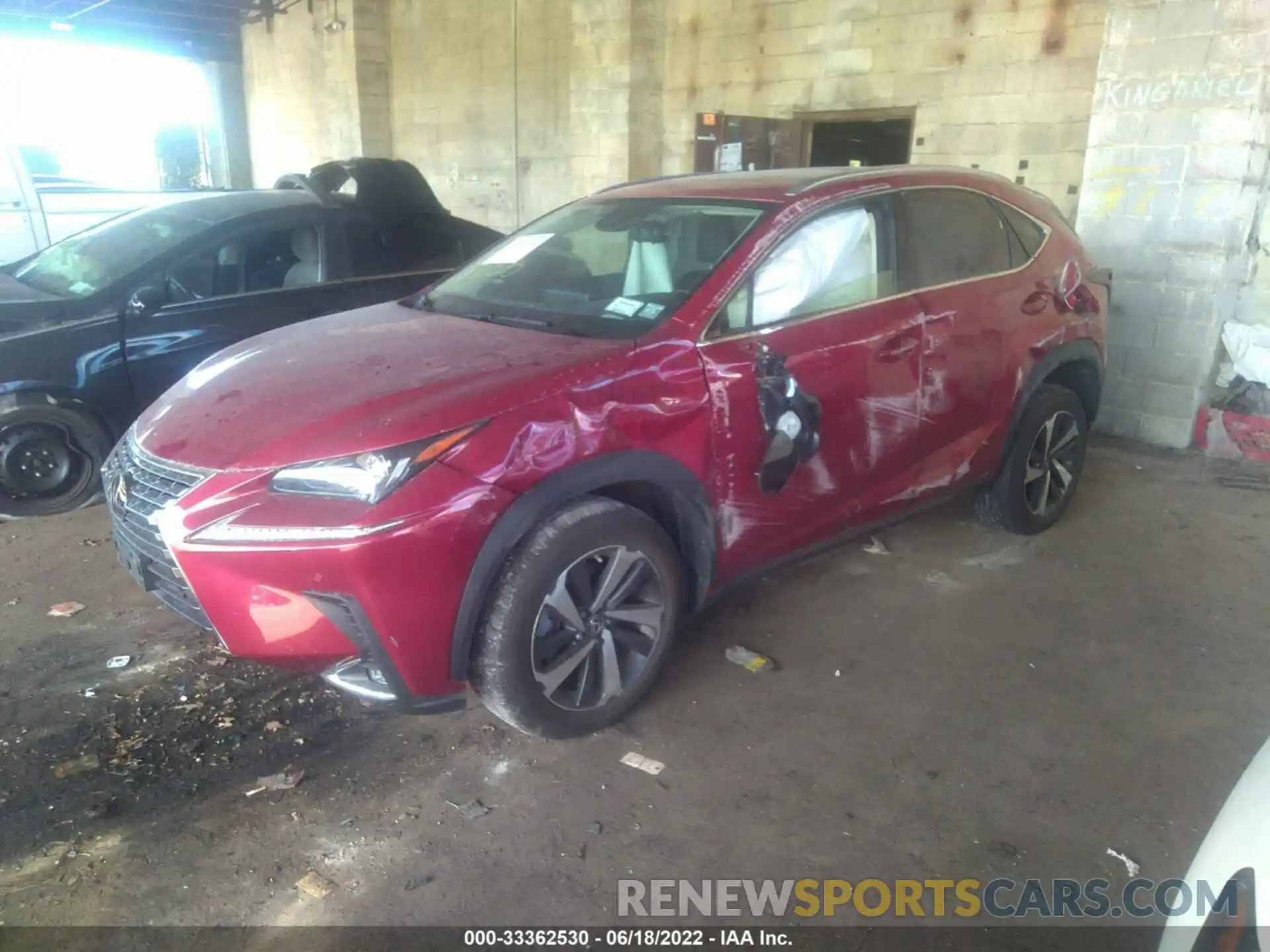 2 Photograph of a damaged car JTJGARDZ1L5011957 LEXUS NX 2020