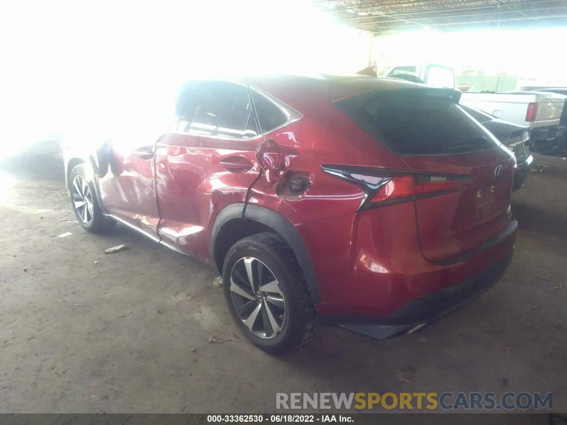 3 Photograph of a damaged car JTJGARDZ1L5011957 LEXUS NX 2020