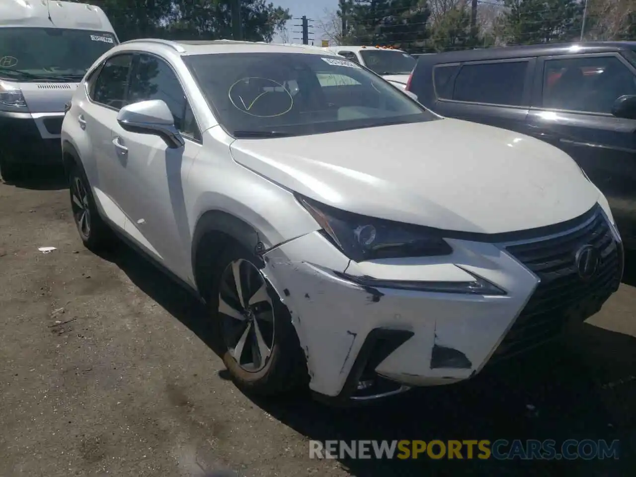 1 Photograph of a damaged car JTJGARDZ2L5011997 LEXUS NX 2020