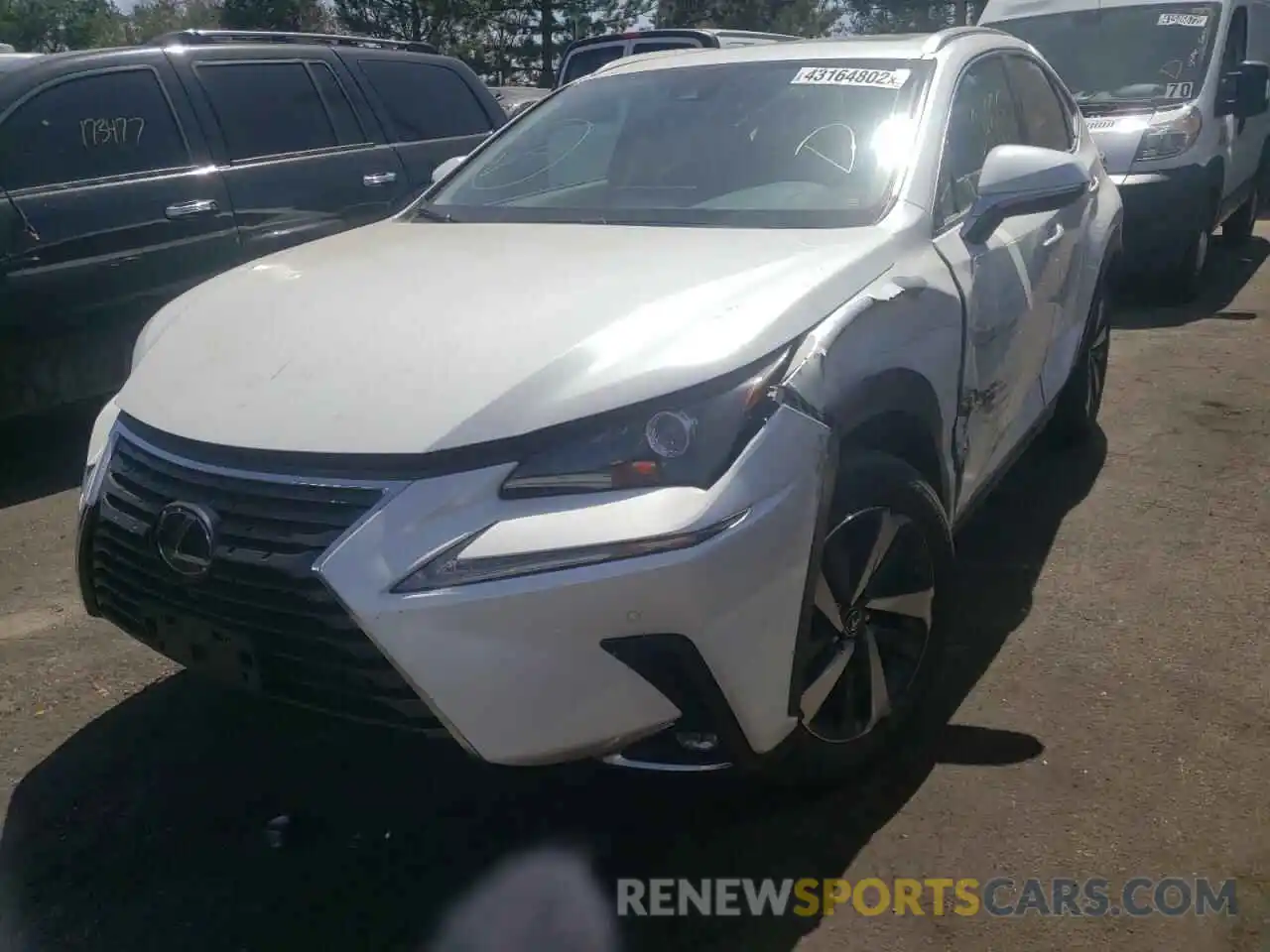 2 Photograph of a damaged car JTJGARDZ2L5011997 LEXUS NX 2020