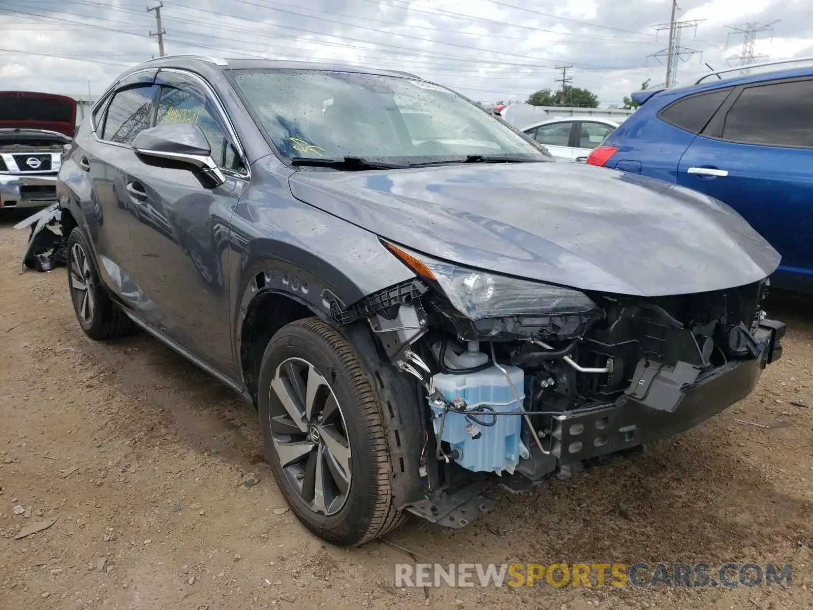 1 Photograph of a damaged car JTJGARDZ3L2222966 LEXUS NX 2020