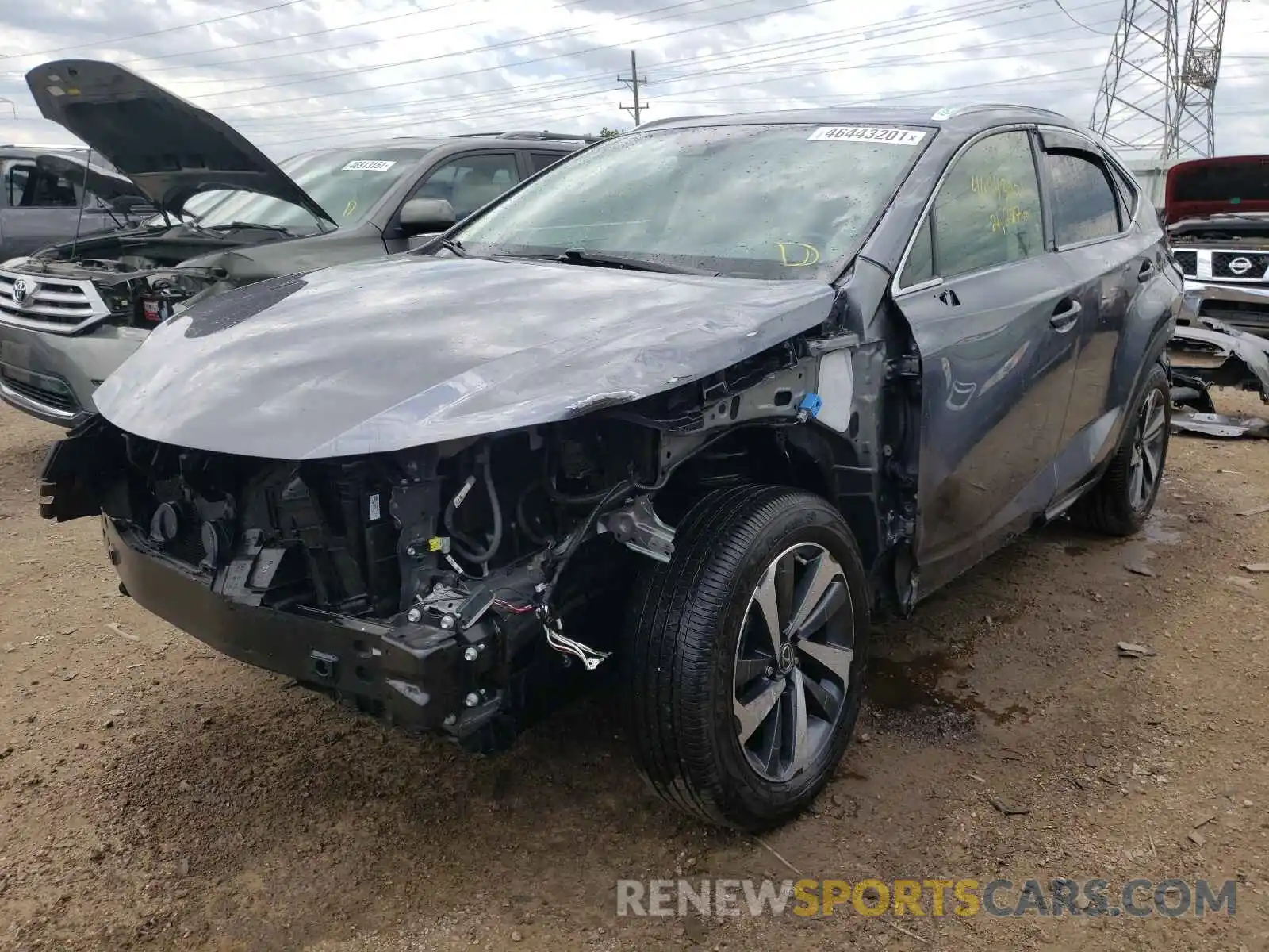 2 Photograph of a damaged car JTJGARDZ3L2222966 LEXUS NX 2020