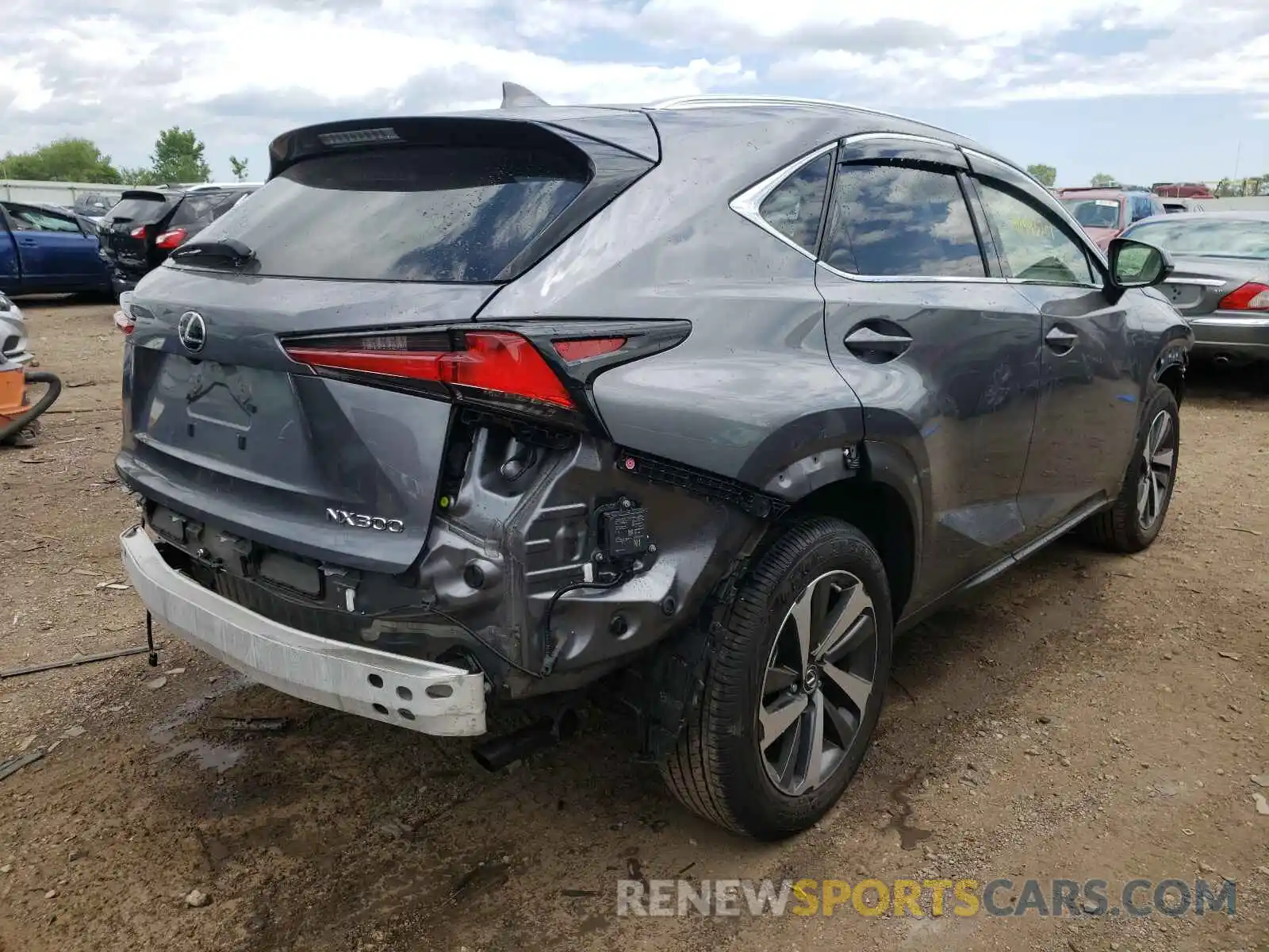 4 Photograph of a damaged car JTJGARDZ3L2222966 LEXUS NX 2020