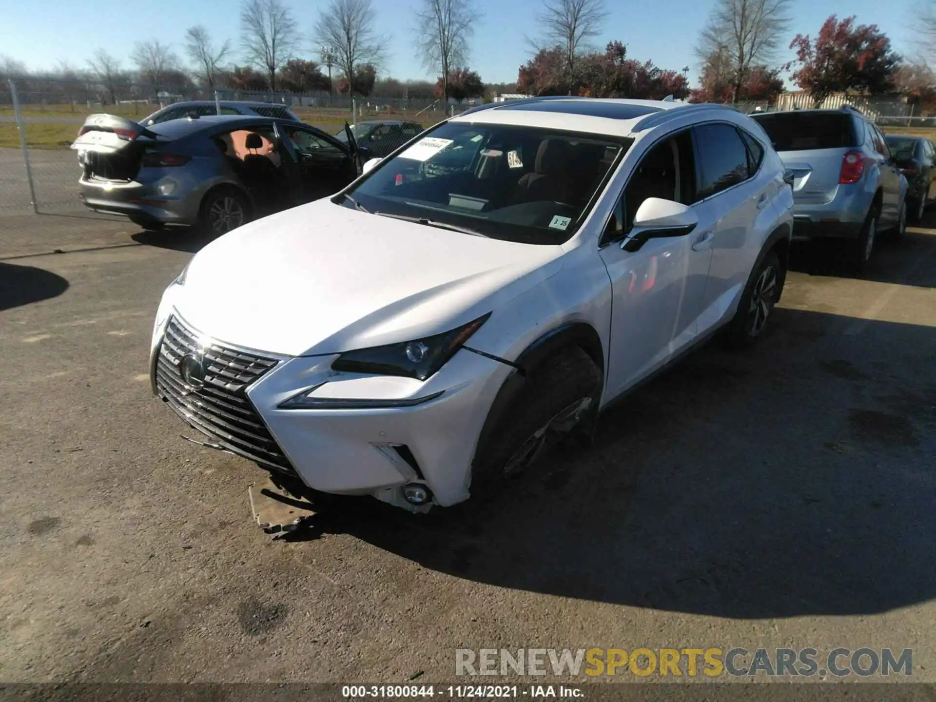 2 Photograph of a damaged car JTJGARDZ3L5014312 LEXUS NX 2020