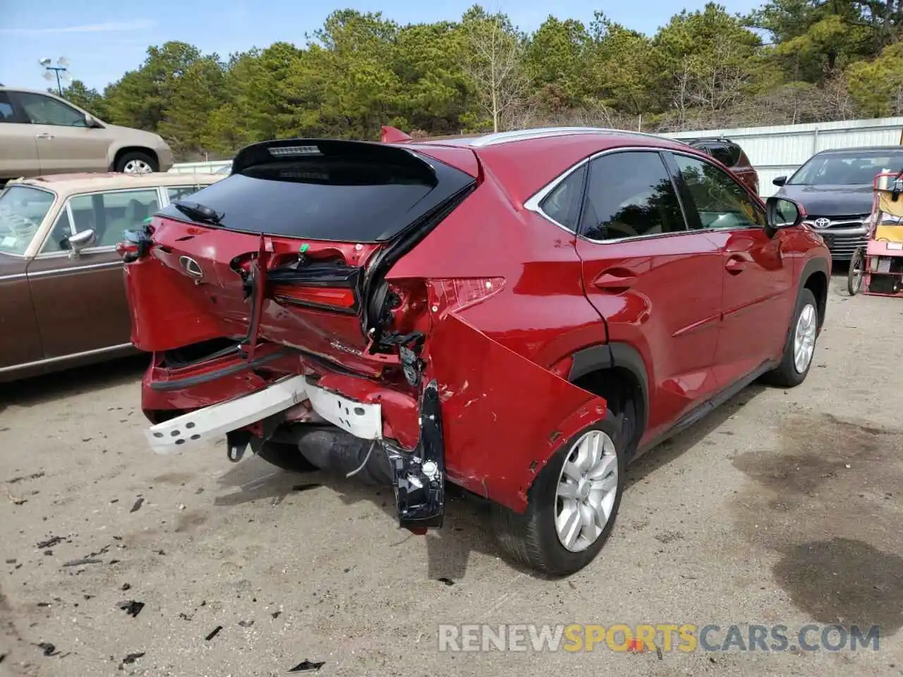 4 Photograph of a damaged car JTJGARDZ4L5003433 LEXUS NX 2020