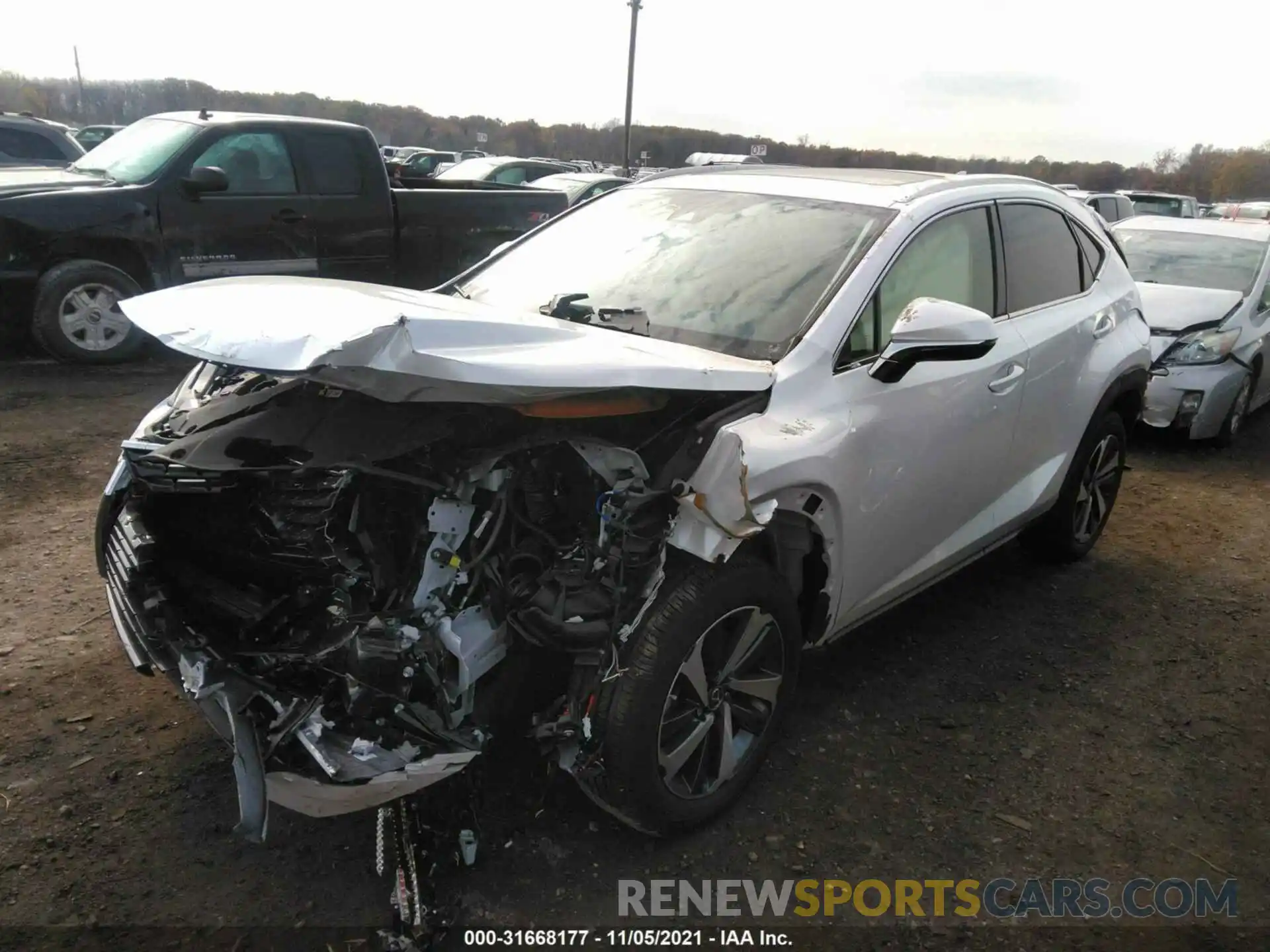 2 Photograph of a damaged car JTJGARDZ6L5003417 LEXUS NX 2020