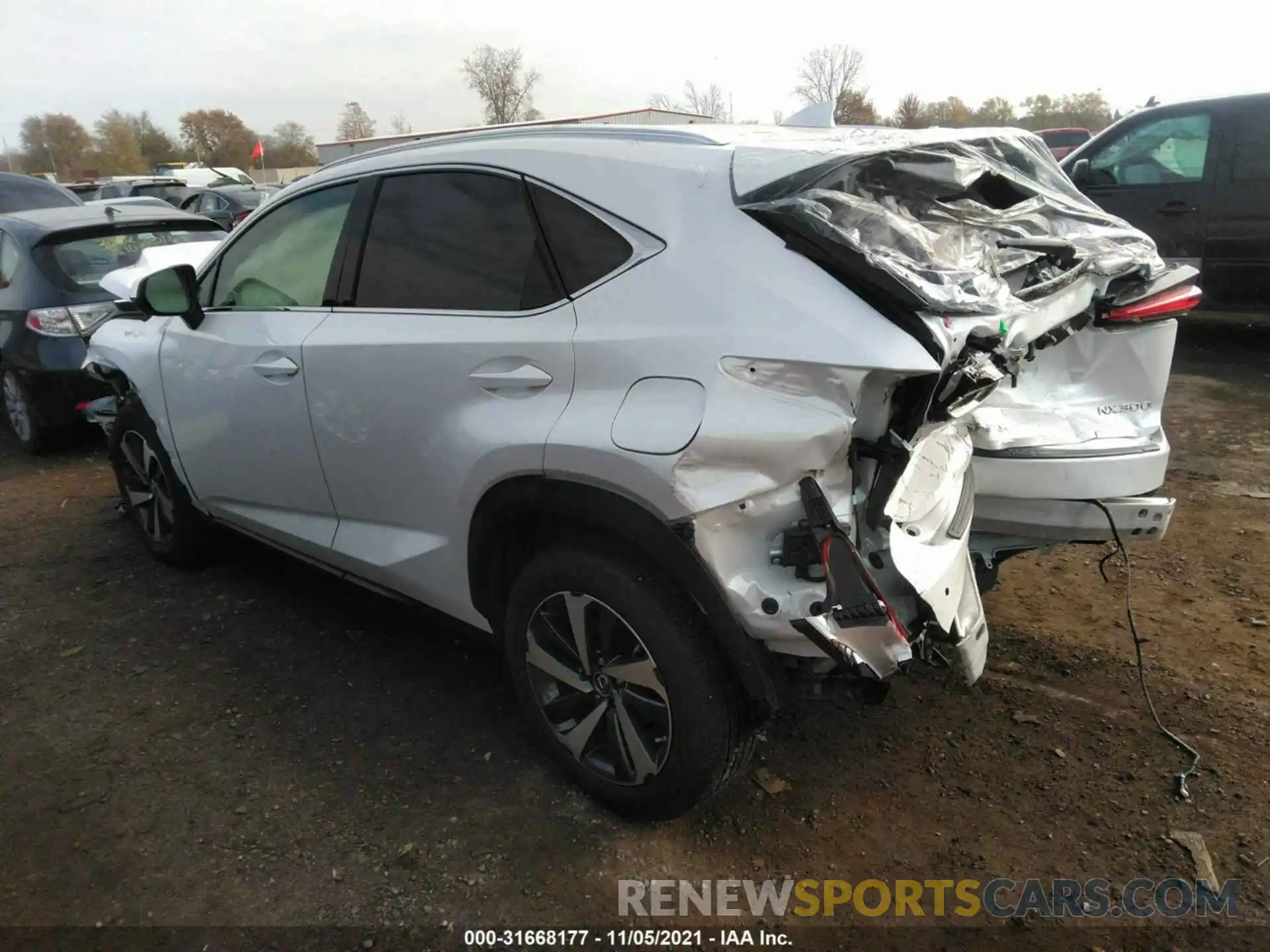 3 Photograph of a damaged car JTJGARDZ6L5003417 LEXUS NX 2020