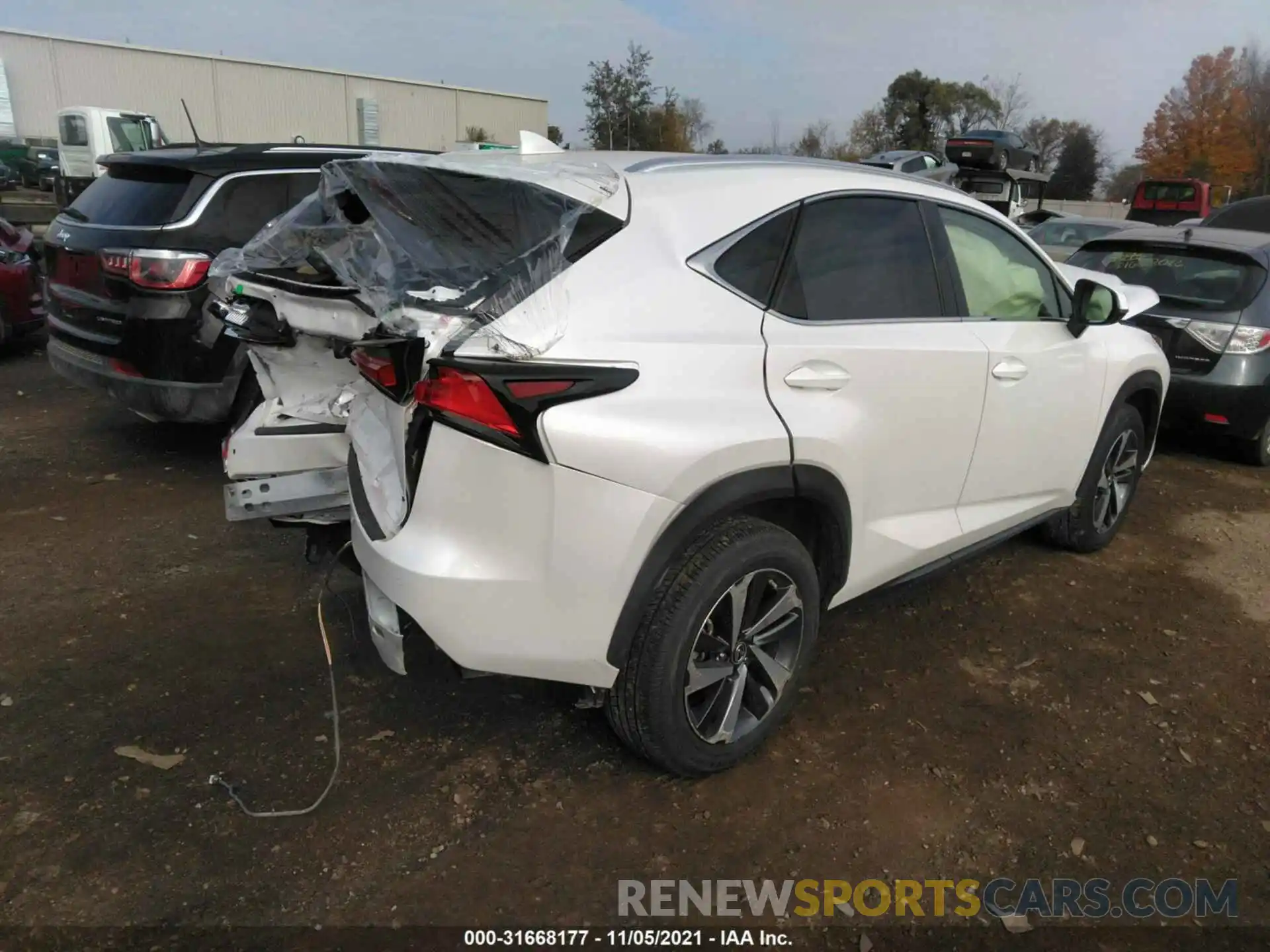 4 Photograph of a damaged car JTJGARDZ6L5003417 LEXUS NX 2020