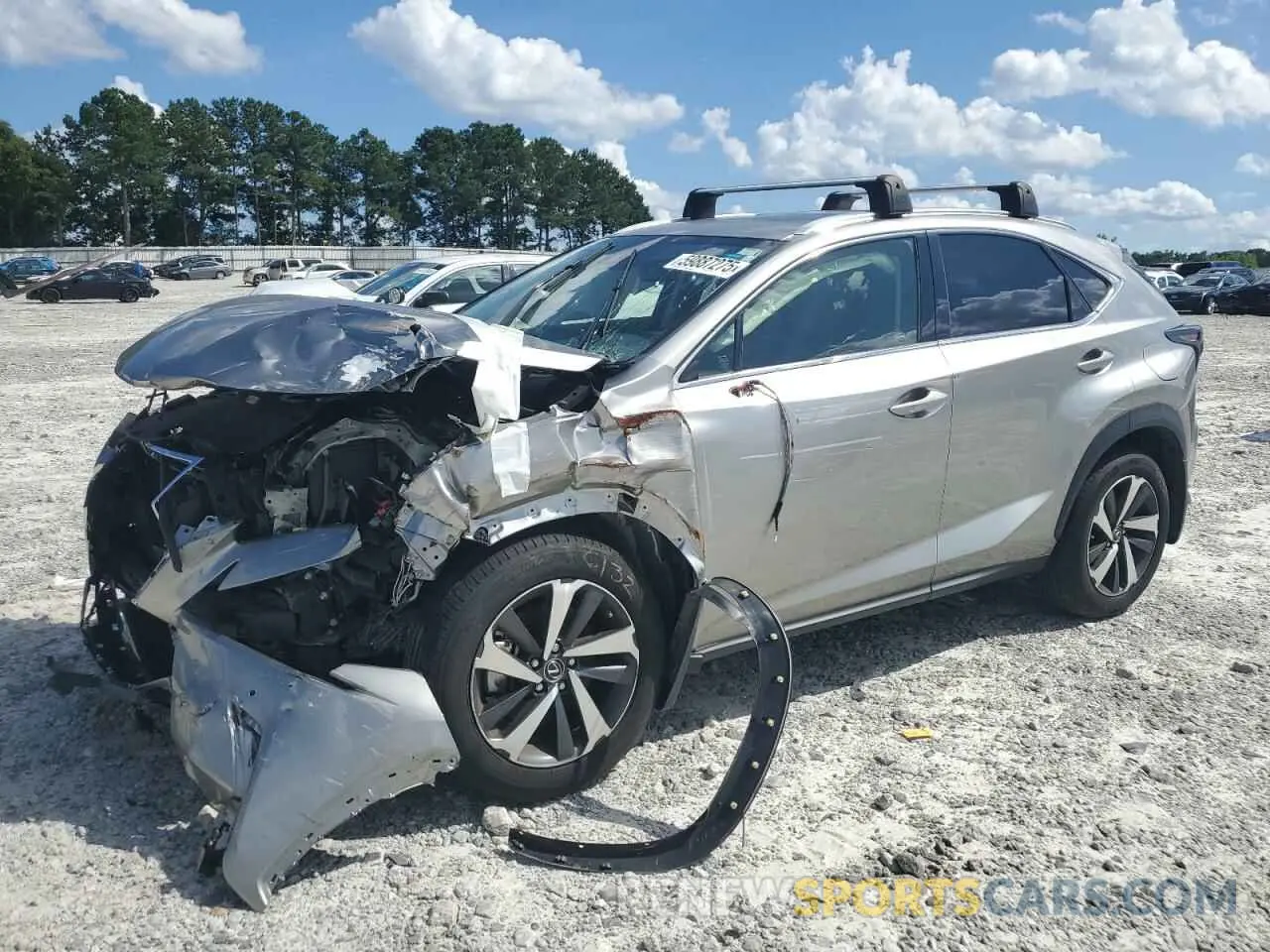 1 Photograph of a damaged car JTJGARDZ7L2221089 LEXUS NX 2020