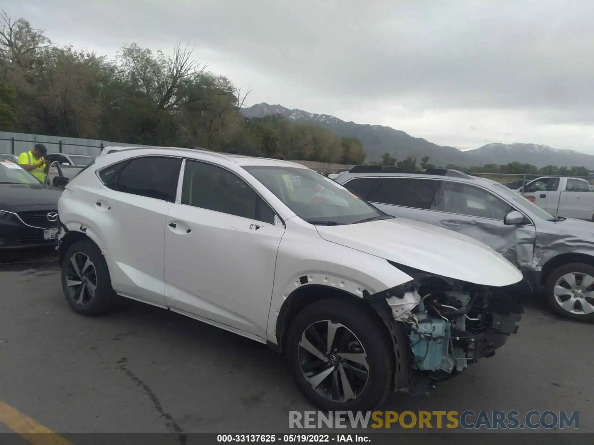 1 Photograph of a damaged car JTJGARDZ8L5011518 LEXUS NX 2020