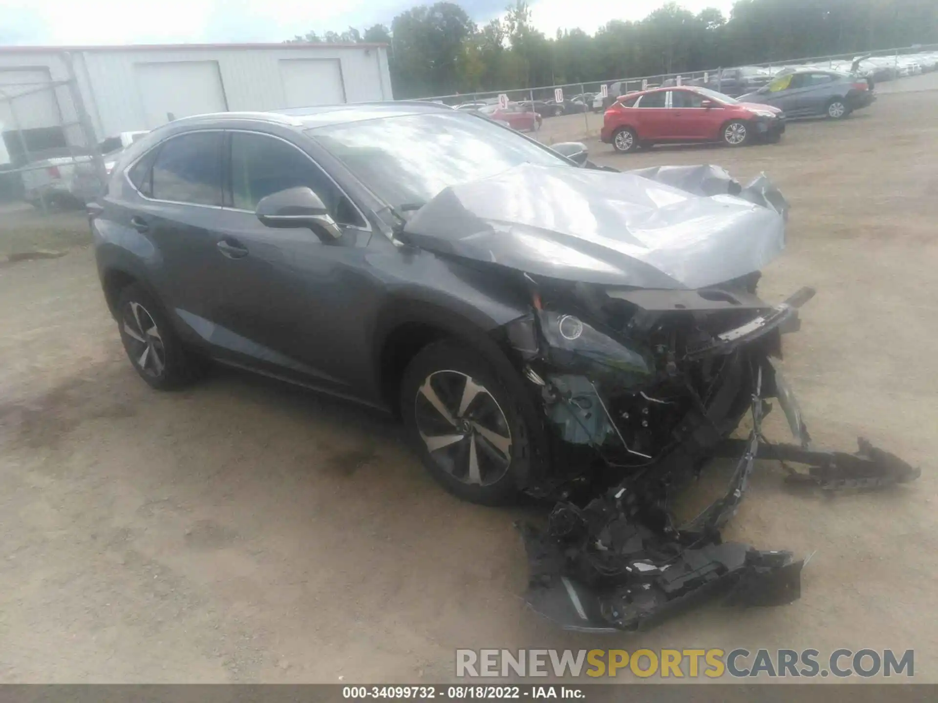 1 Photograph of a damaged car JTJGARDZ9L2223684 LEXUS NX 2020