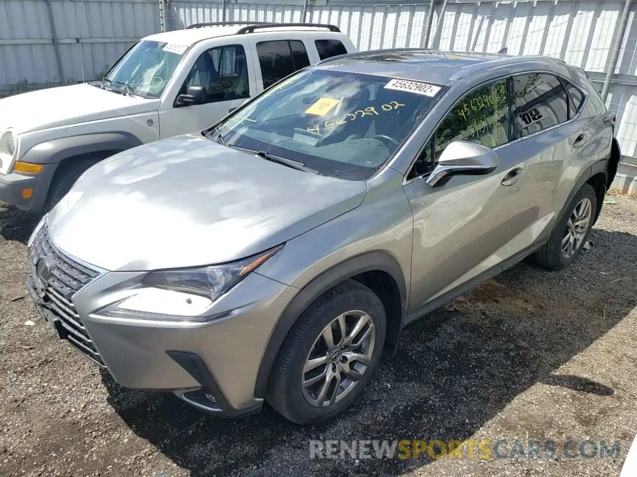 2 Photograph of a damaged car JTJGARDZ9L5017232 LEXUS NX 2020