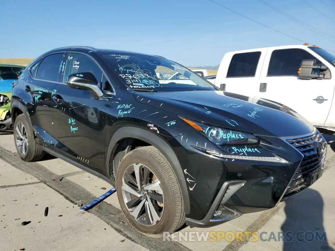 1 Photograph of a damaged car JTJGARDZXL5002013 LEXUS NX 2020
