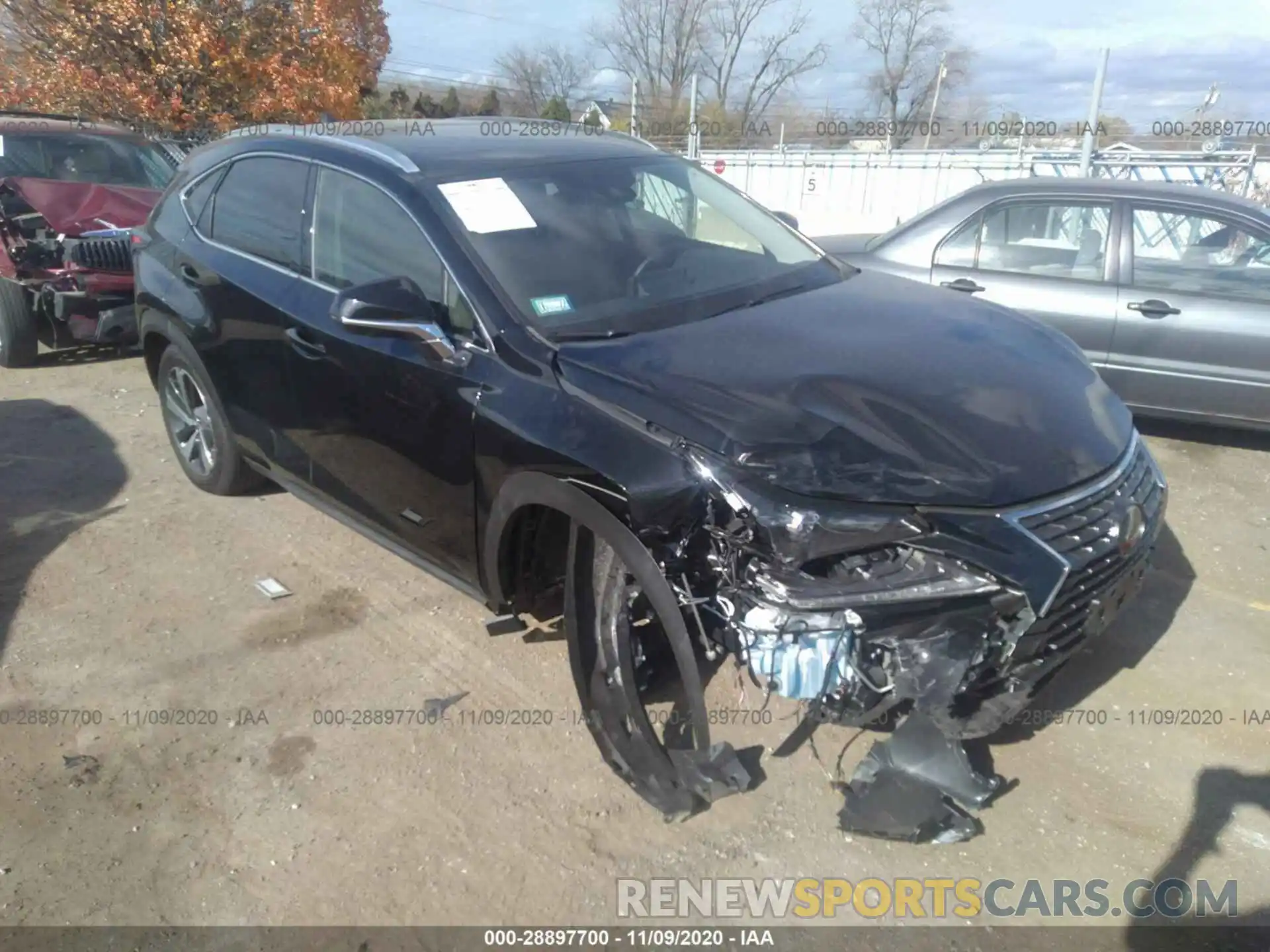 1 Photograph of a damaged car JTJGARDZXL5015554 LEXUS NX 2020