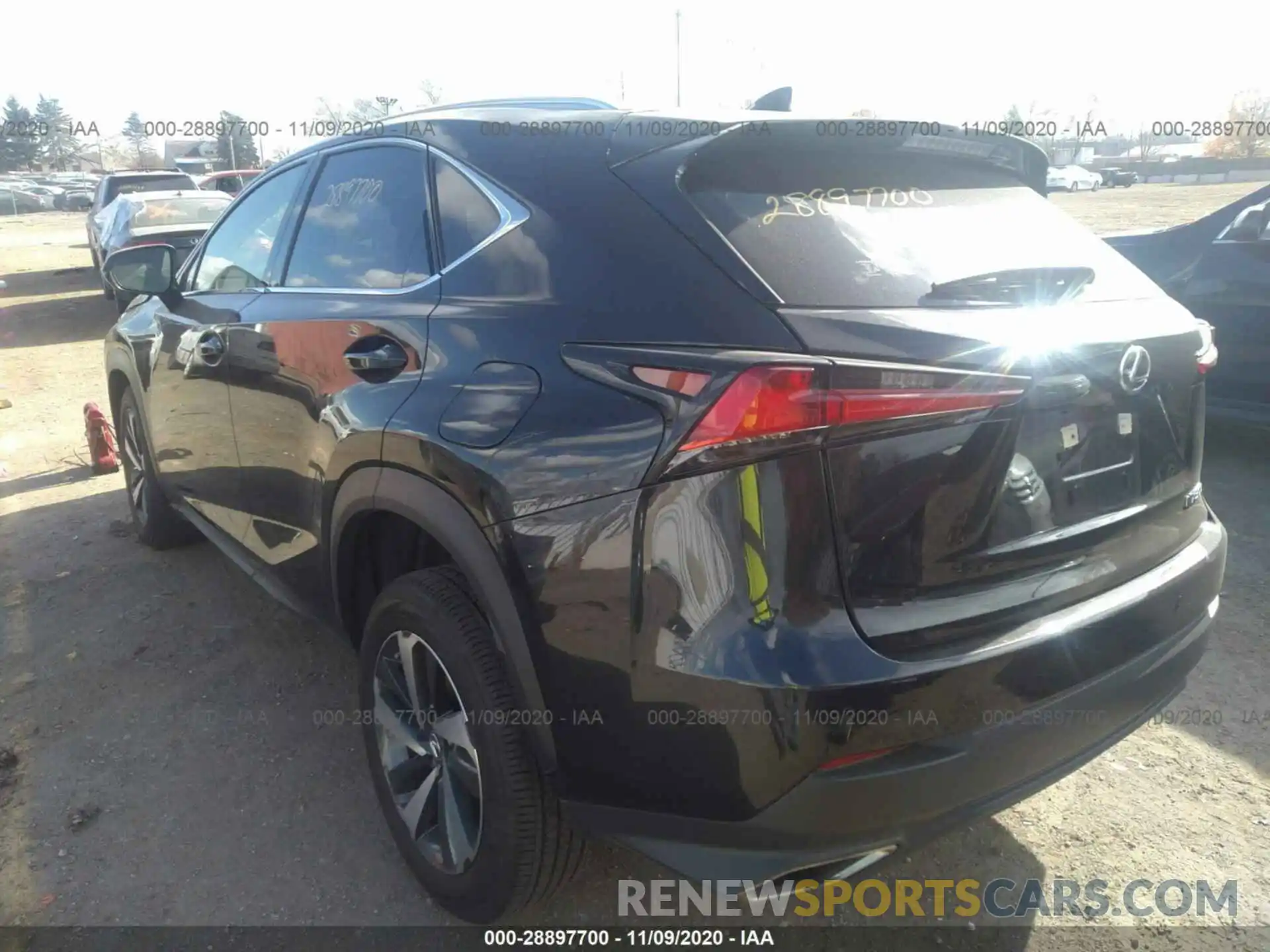 3 Photograph of a damaged car JTJGARDZXL5015554 LEXUS NX 2020