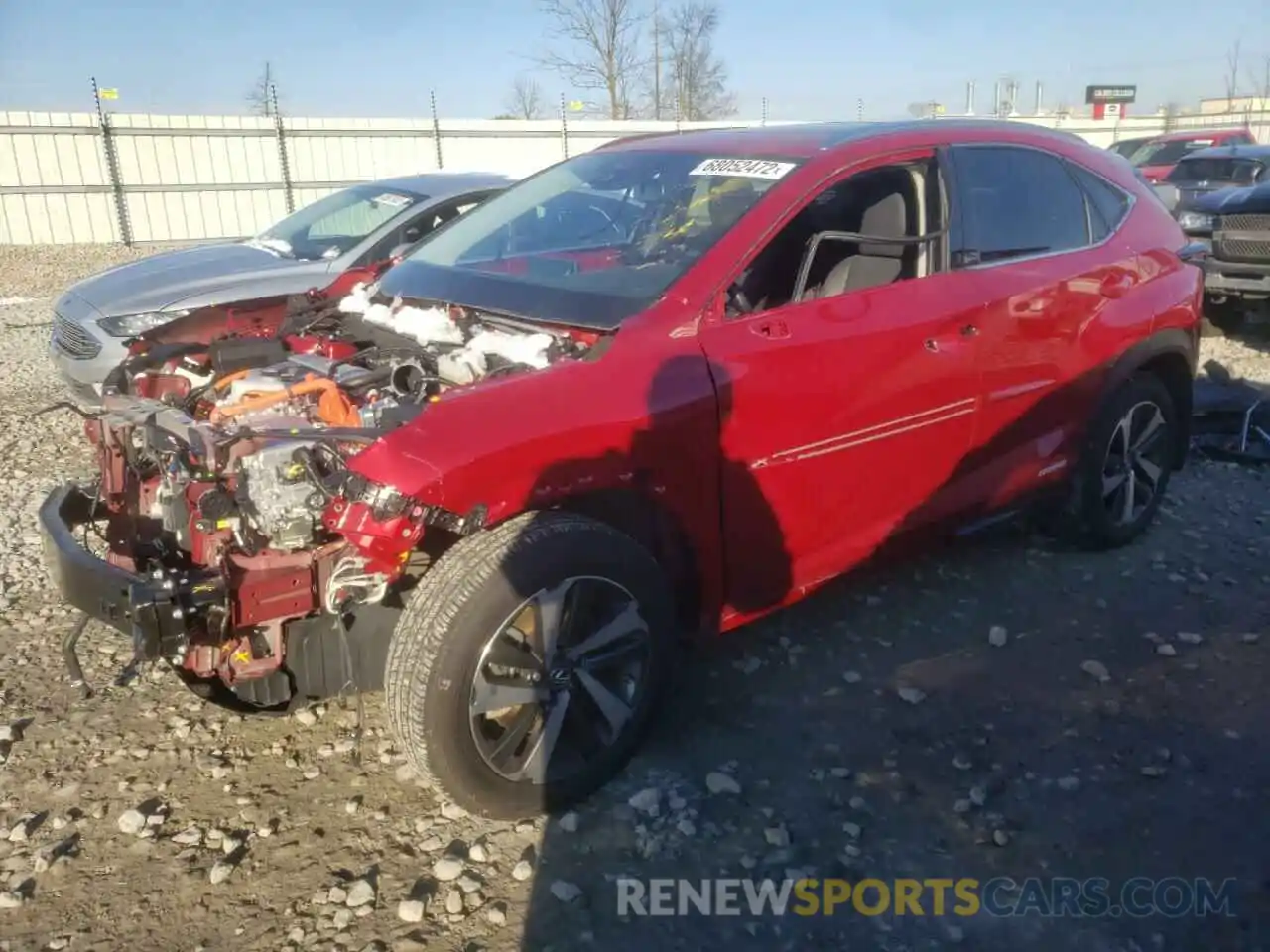 1 Photograph of a damaged car JTJGJRDZ1L5000506 LEXUS NX 2020