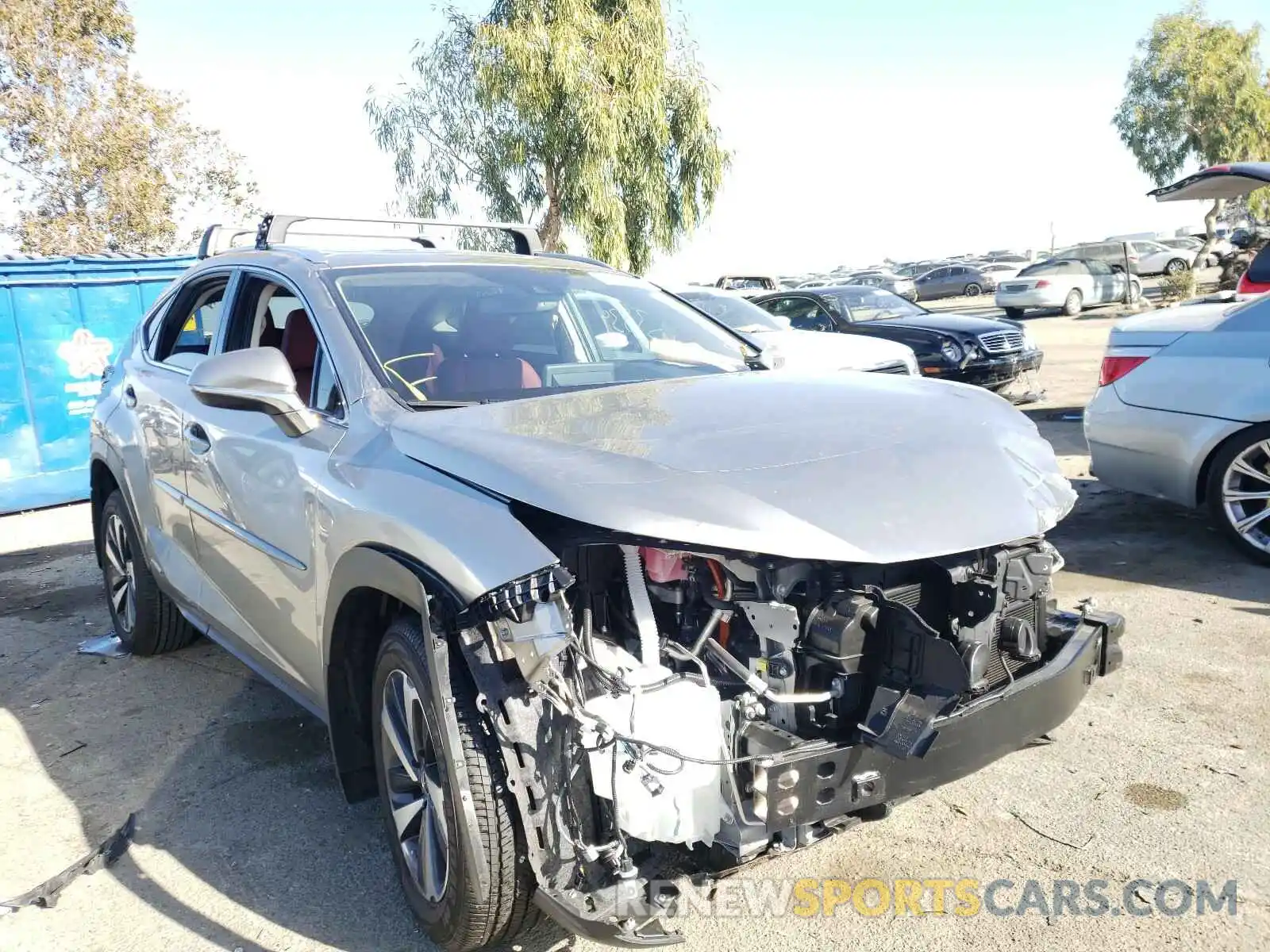 1 Photograph of a damaged car JTJGJRDZ2L2143983 LEXUS NX 2020