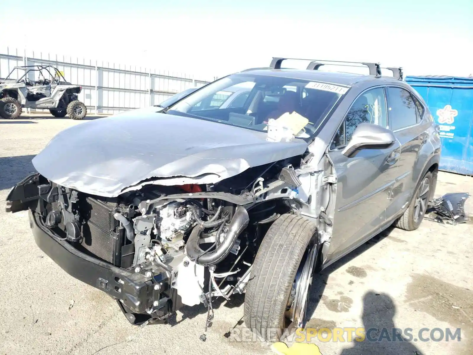 2 Photograph of a damaged car JTJGJRDZ2L2143983 LEXUS NX 2020