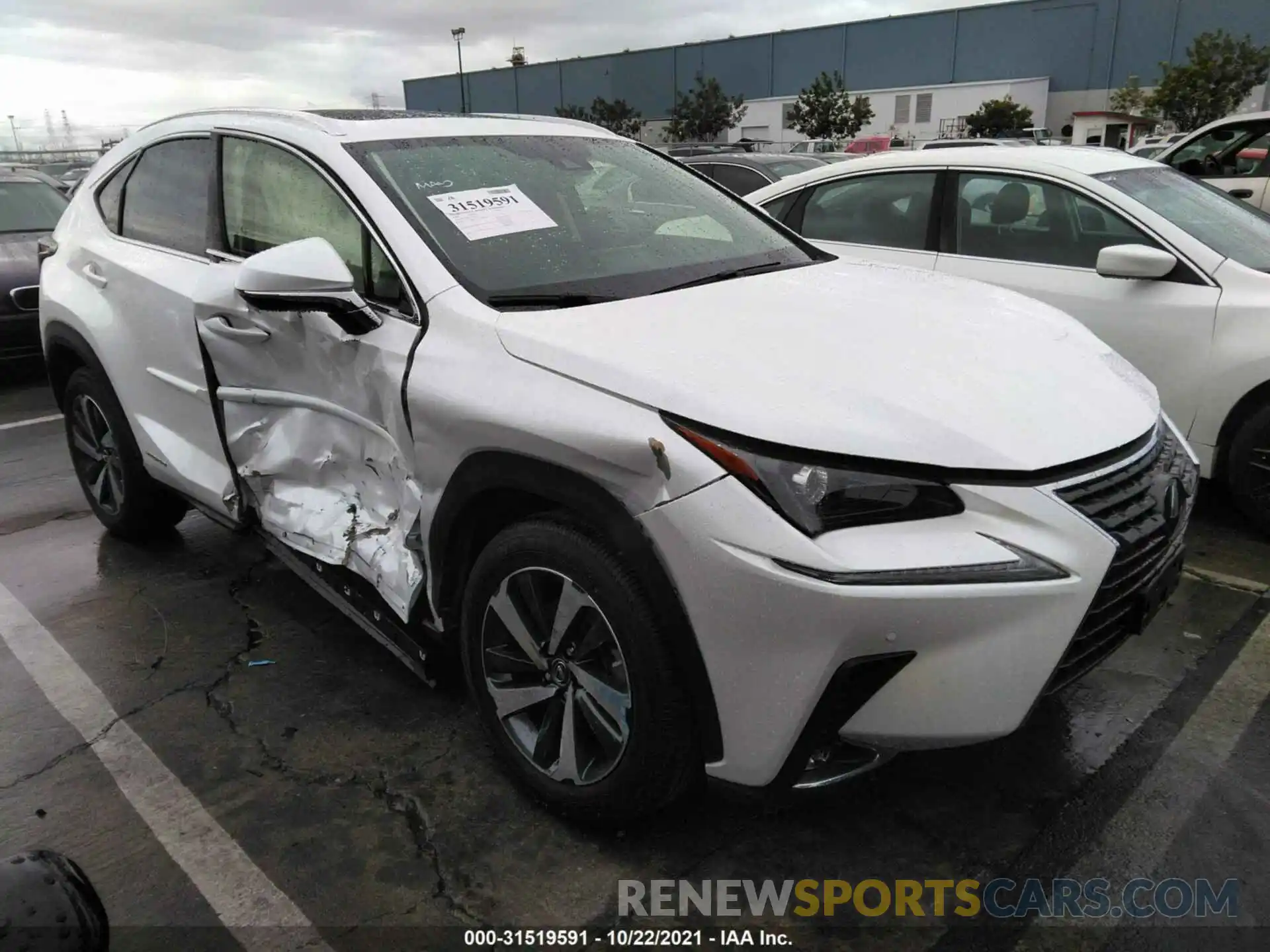 1 Photograph of a damaged car JTJGJRDZ2L5004371 LEXUS NX 2020