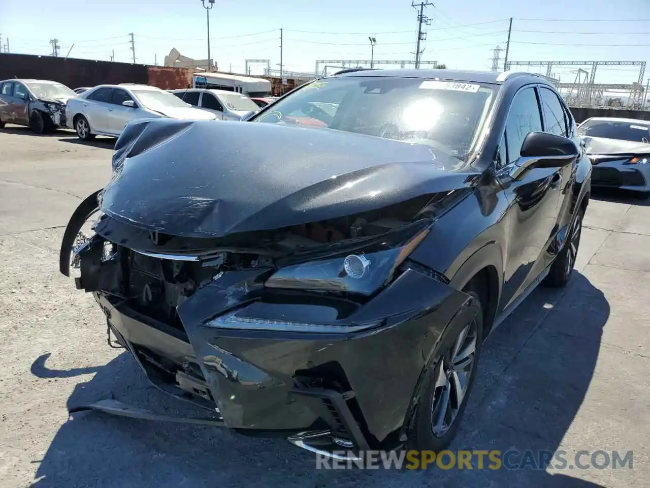 2 Photograph of a damaged car JTJGJRDZ3L2132958 LEXUS NX 2020