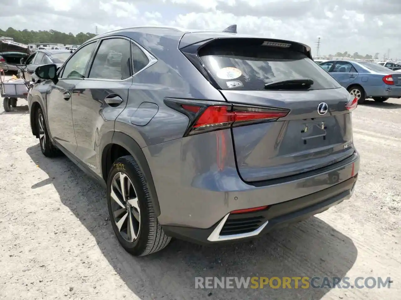 3 Photograph of a damaged car JTJGJRDZ4L2132130 LEXUS NX 2020