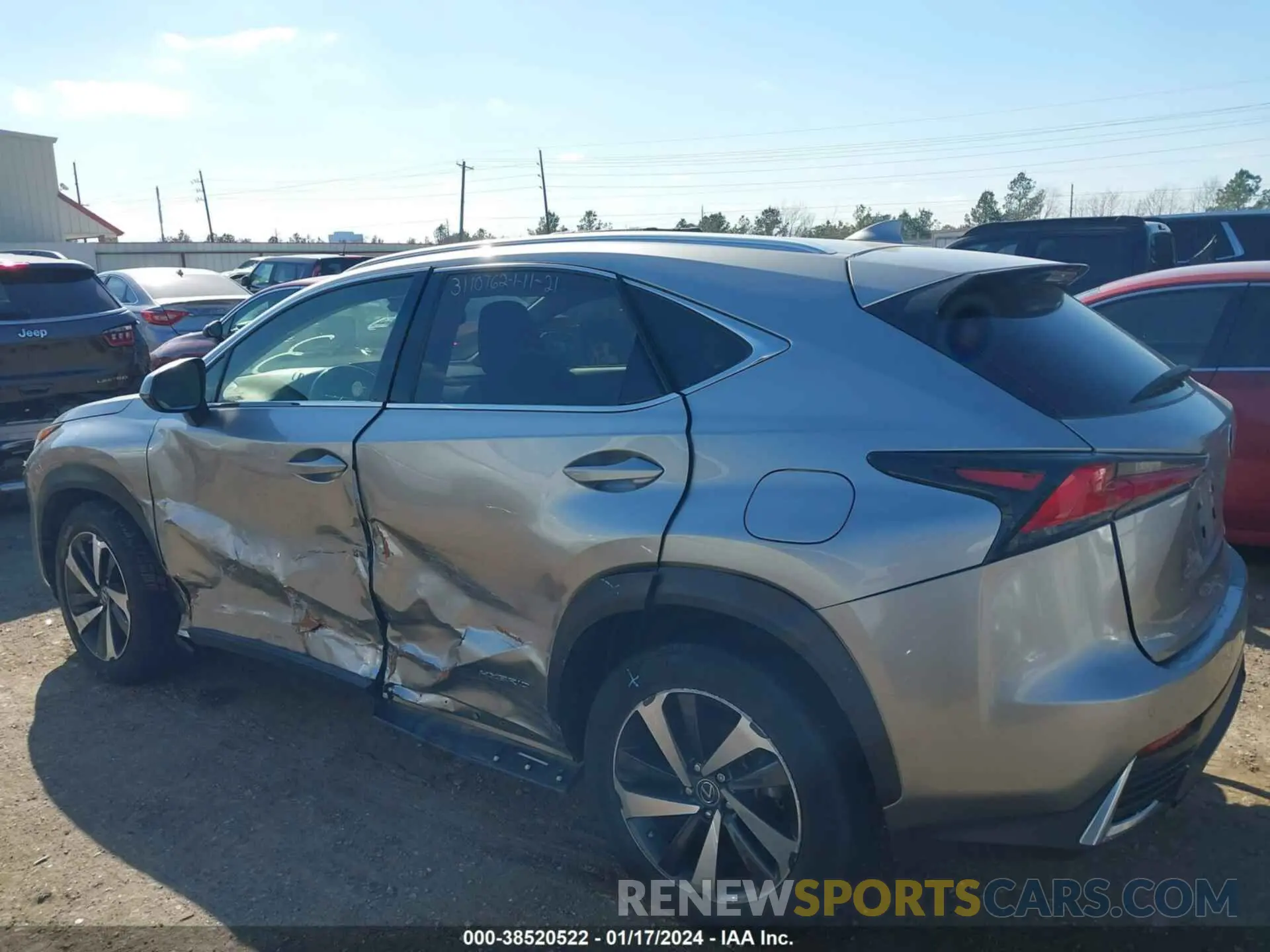 14 Photograph of a damaged car JTJGJRDZ4L2132953 LEXUS NX 2020