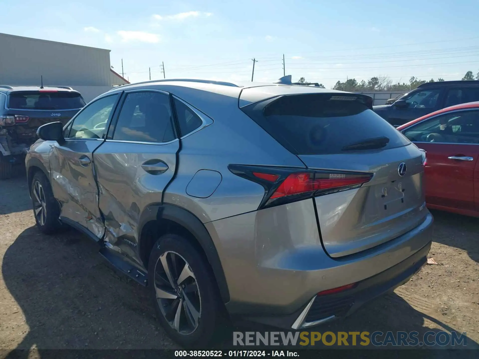 3 Photograph of a damaged car JTJGJRDZ4L2132953 LEXUS NX 2020