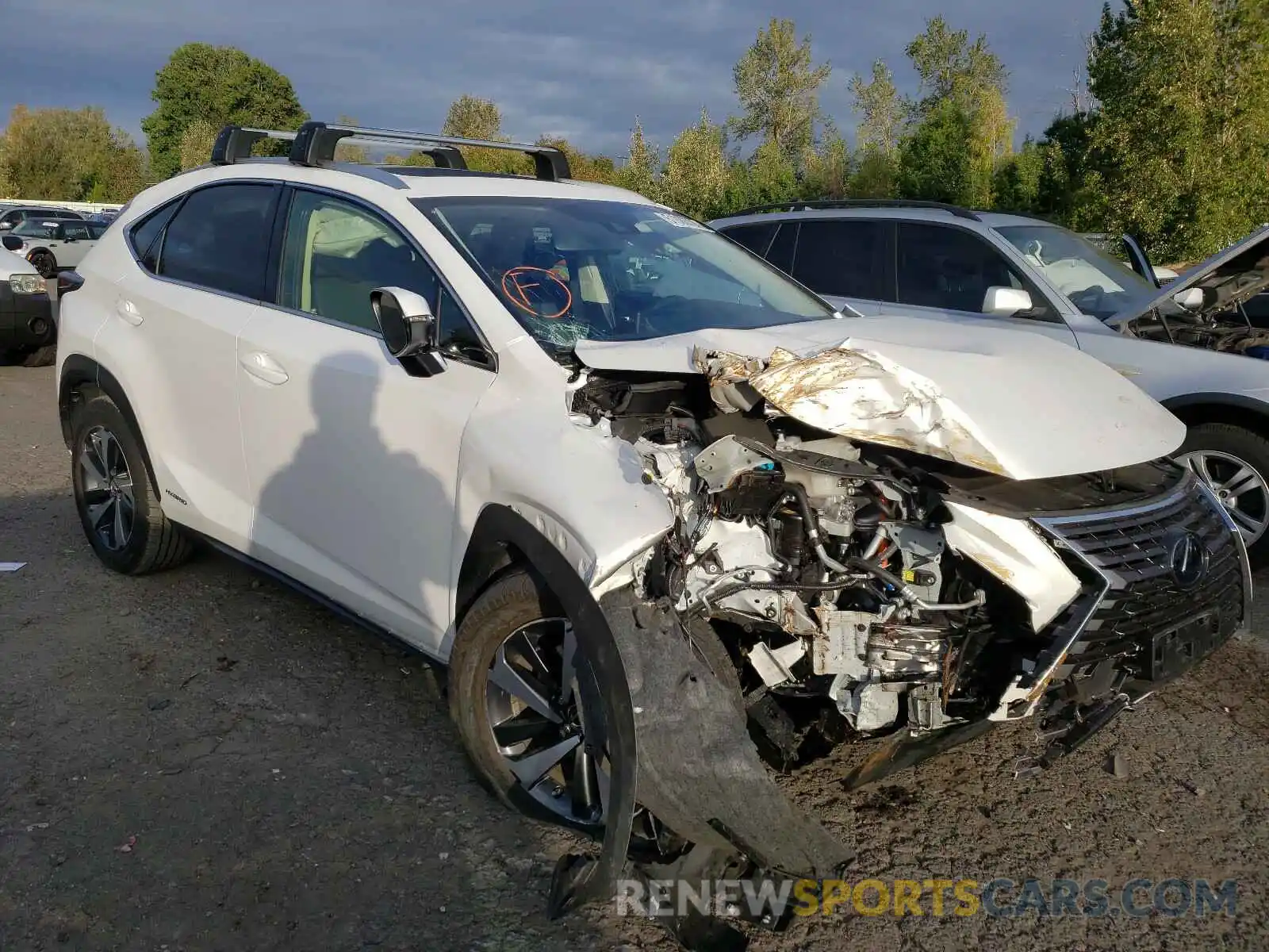 1 Photograph of a damaged car JTJGJRDZ4L5000371 LEXUS NX 2020