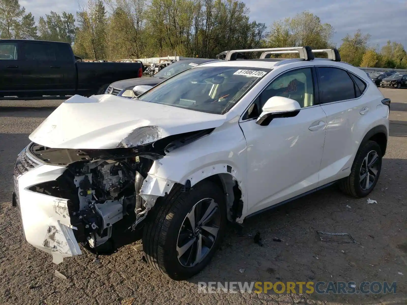 2 Photograph of a damaged car JTJGJRDZ4L5000371 LEXUS NX 2020