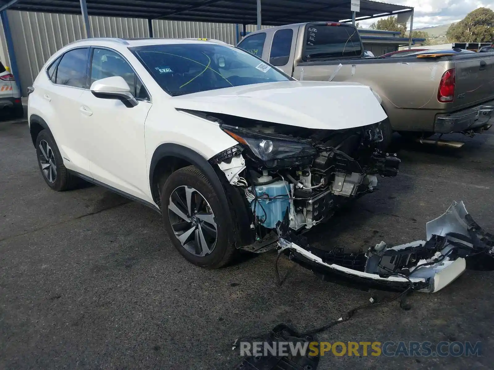 1 Photograph of a damaged car JTJGJRDZ4L5006171 LEXUS NX 2020