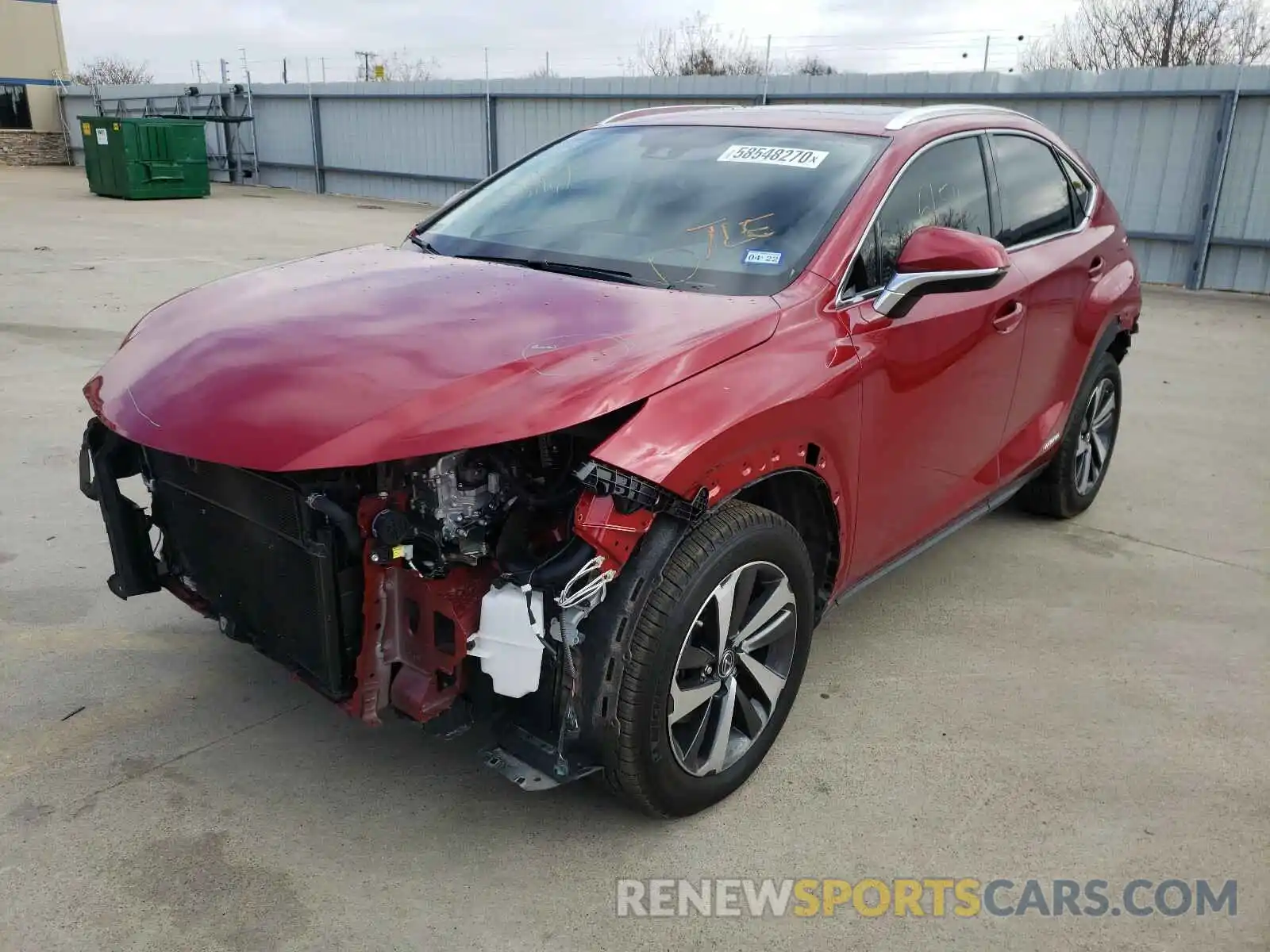 2 Photograph of a damaged car JTJGJRDZ5L2142343 LEXUS NX 2020