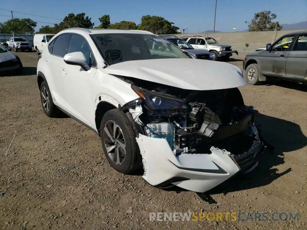 1 Photograph of a damaged car JTJGJRDZ6L2144294 LEXUS NX 2020