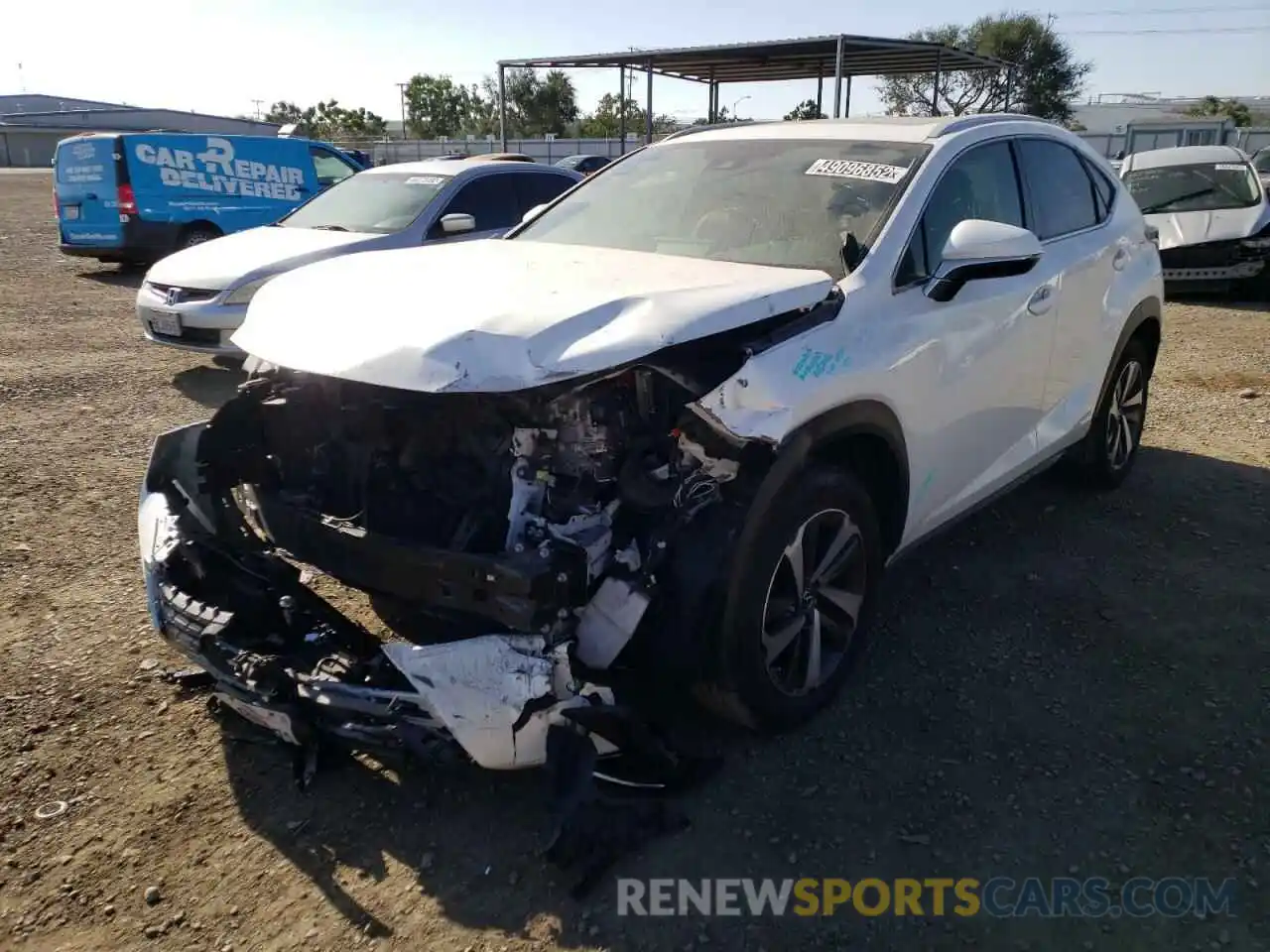 2 Photograph of a damaged car JTJGJRDZ6L2144294 LEXUS NX 2020