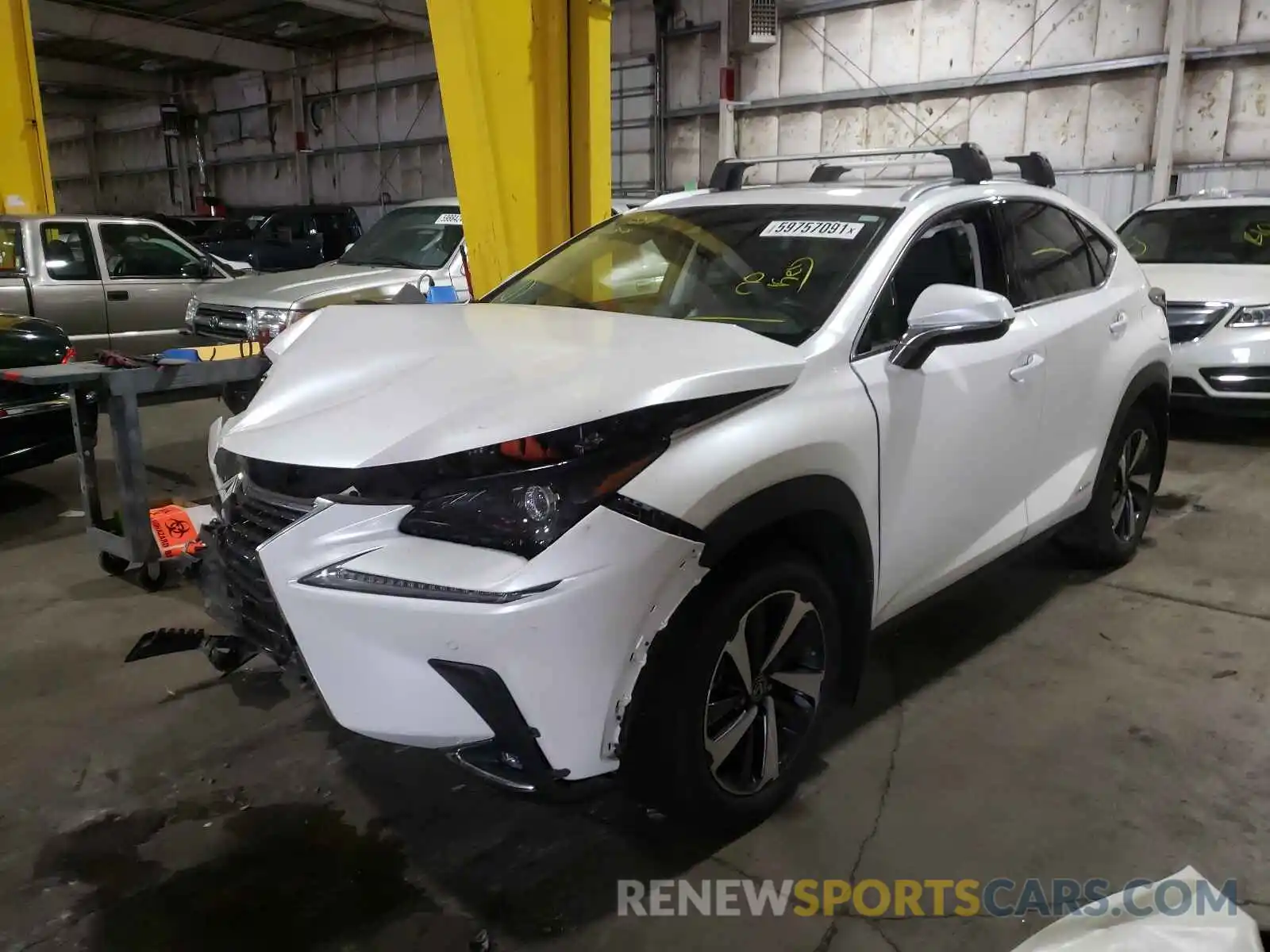 2 Photograph of a damaged car JTJGJRDZ6L5009508 LEXUS NX 2020