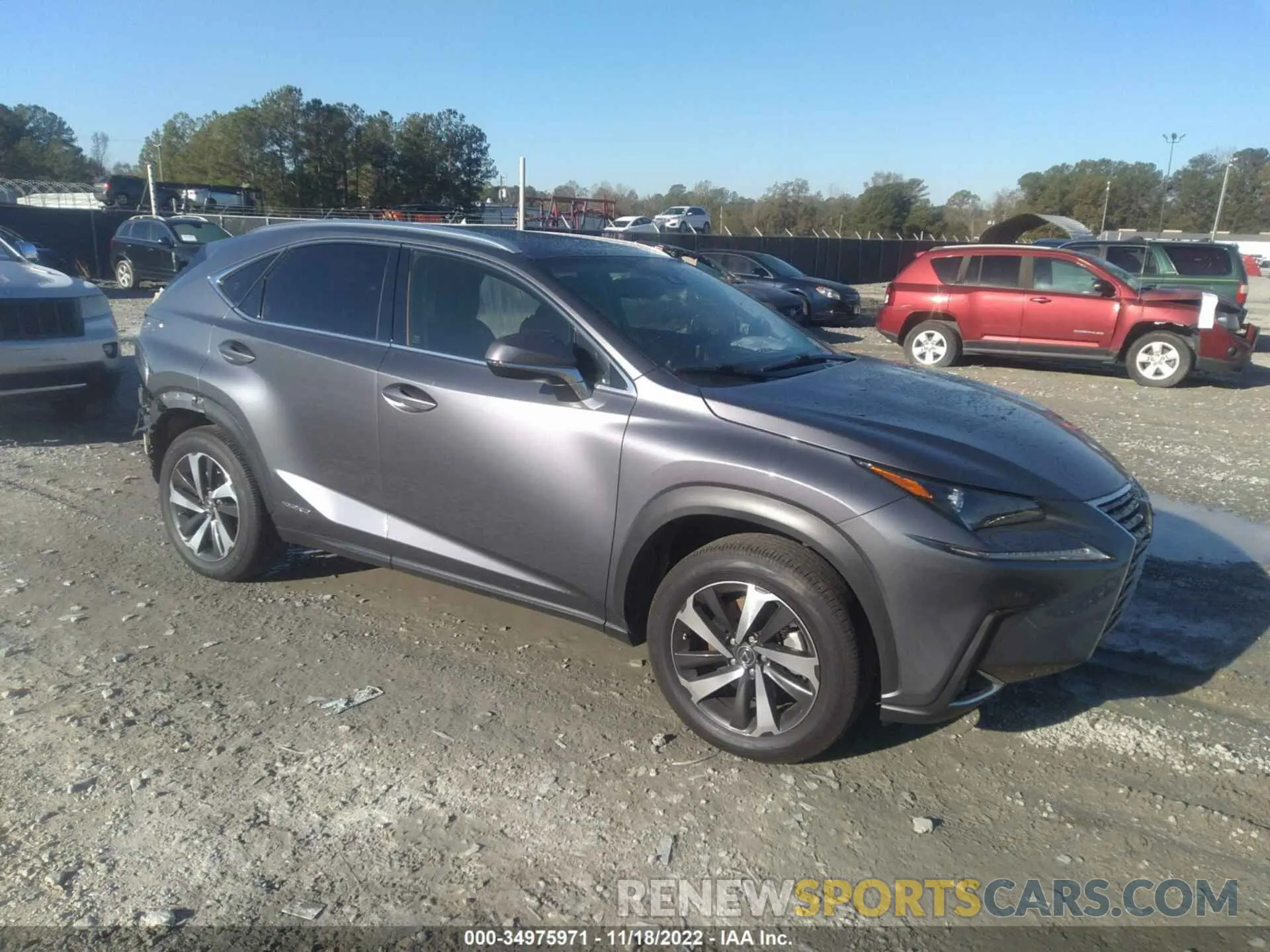 1 Photograph of a damaged car JTJGJRDZ7L2133935 LEXUS NX 2020