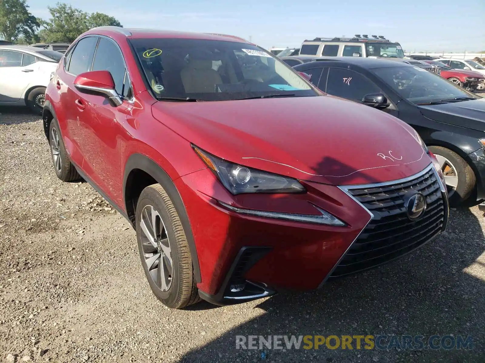 1 Photograph of a damaged car JTJGJRDZ7L5002499 LEXUS NX 2020