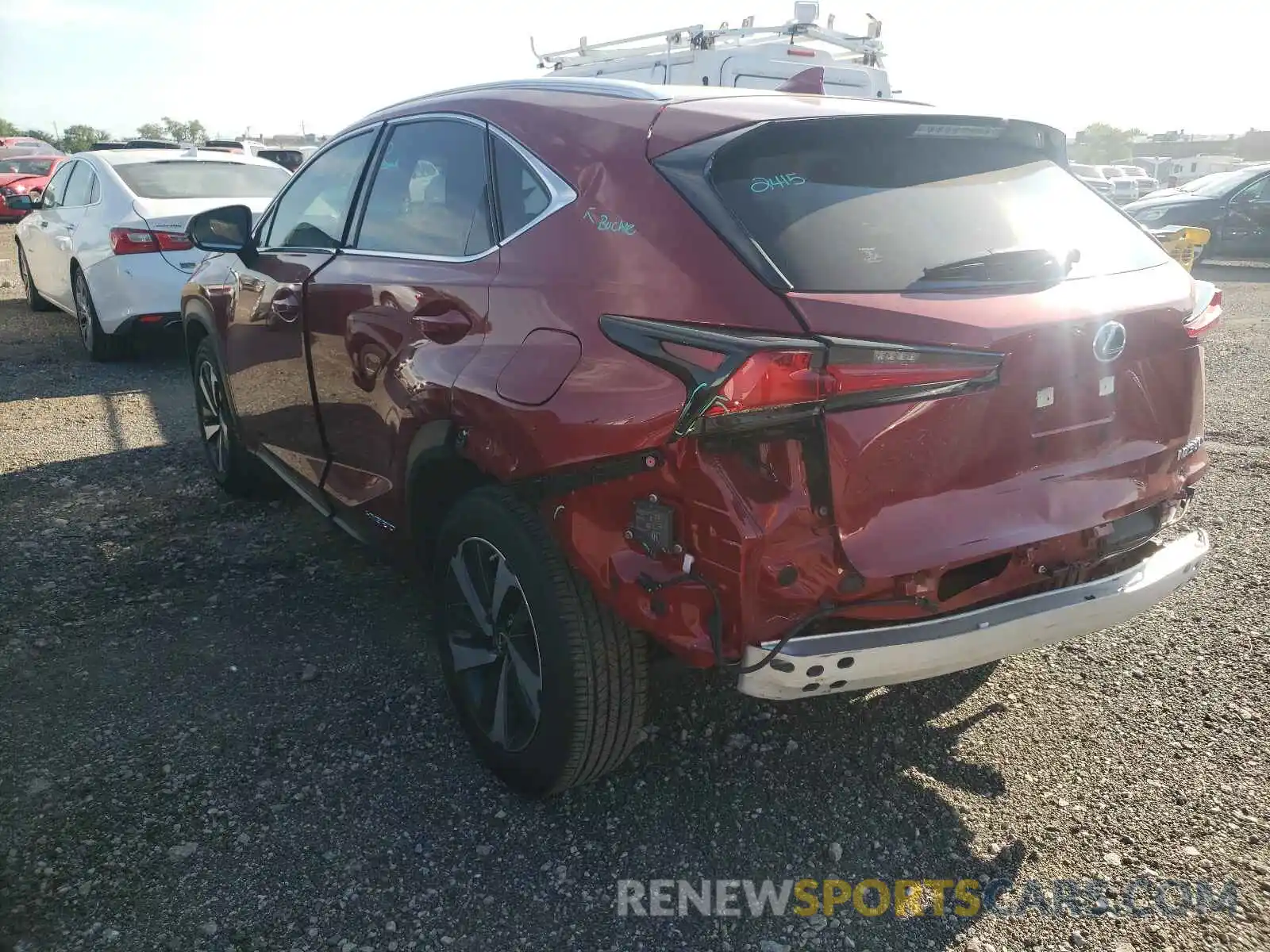 3 Photograph of a damaged car JTJGJRDZ7L5002499 LEXUS NX 2020