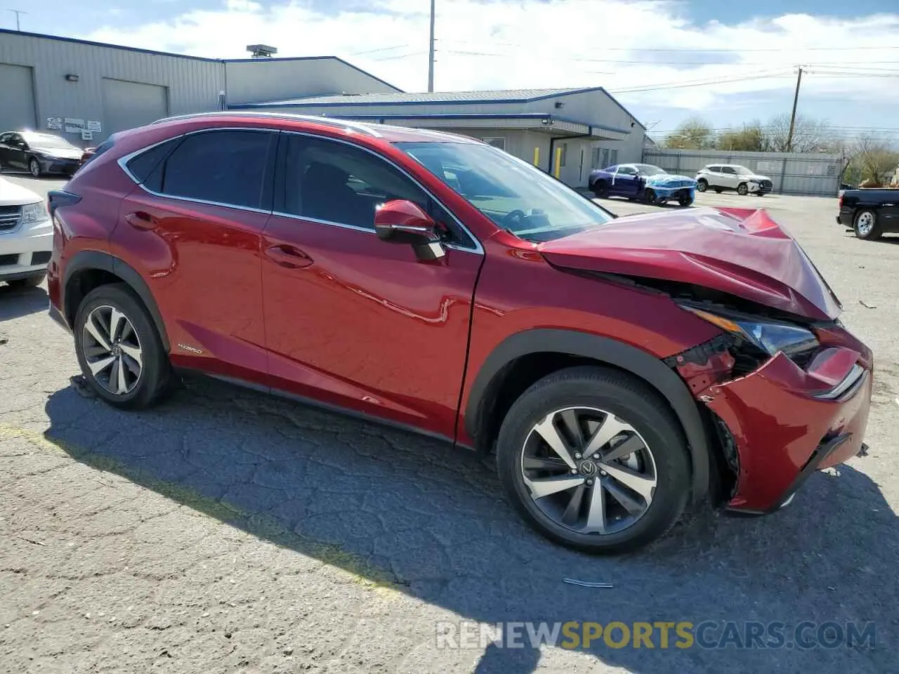 4 Photograph of a damaged car JTJGJRDZ8L5000440 LEXUS NX 2020