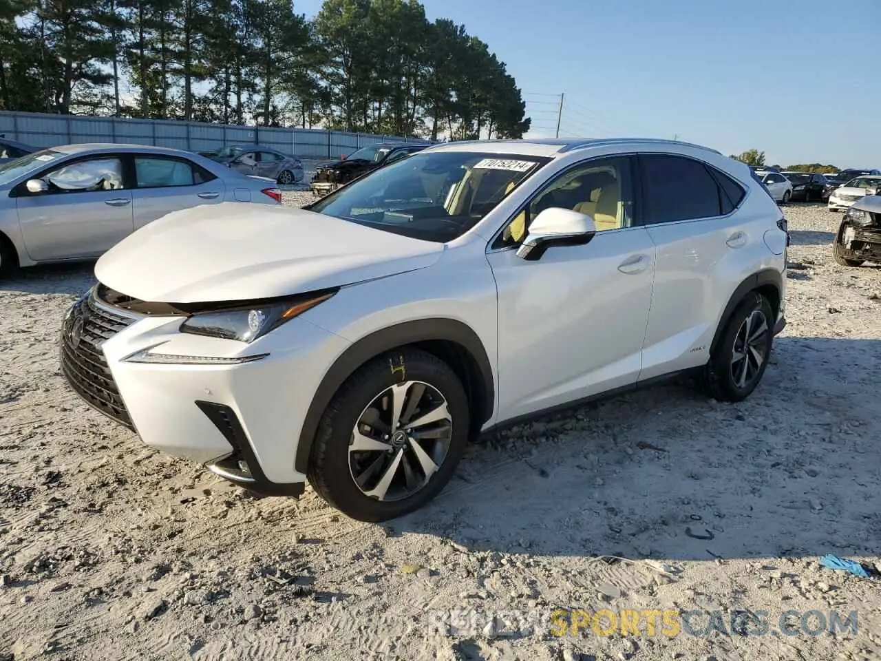 1 Photograph of a damaged car JTJGJRDZ8L5008327 LEXUS NX 2020