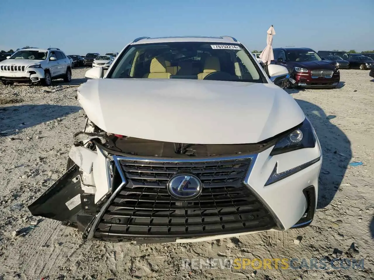 5 Photograph of a damaged car JTJGJRDZ8L5008327 LEXUS NX 2020