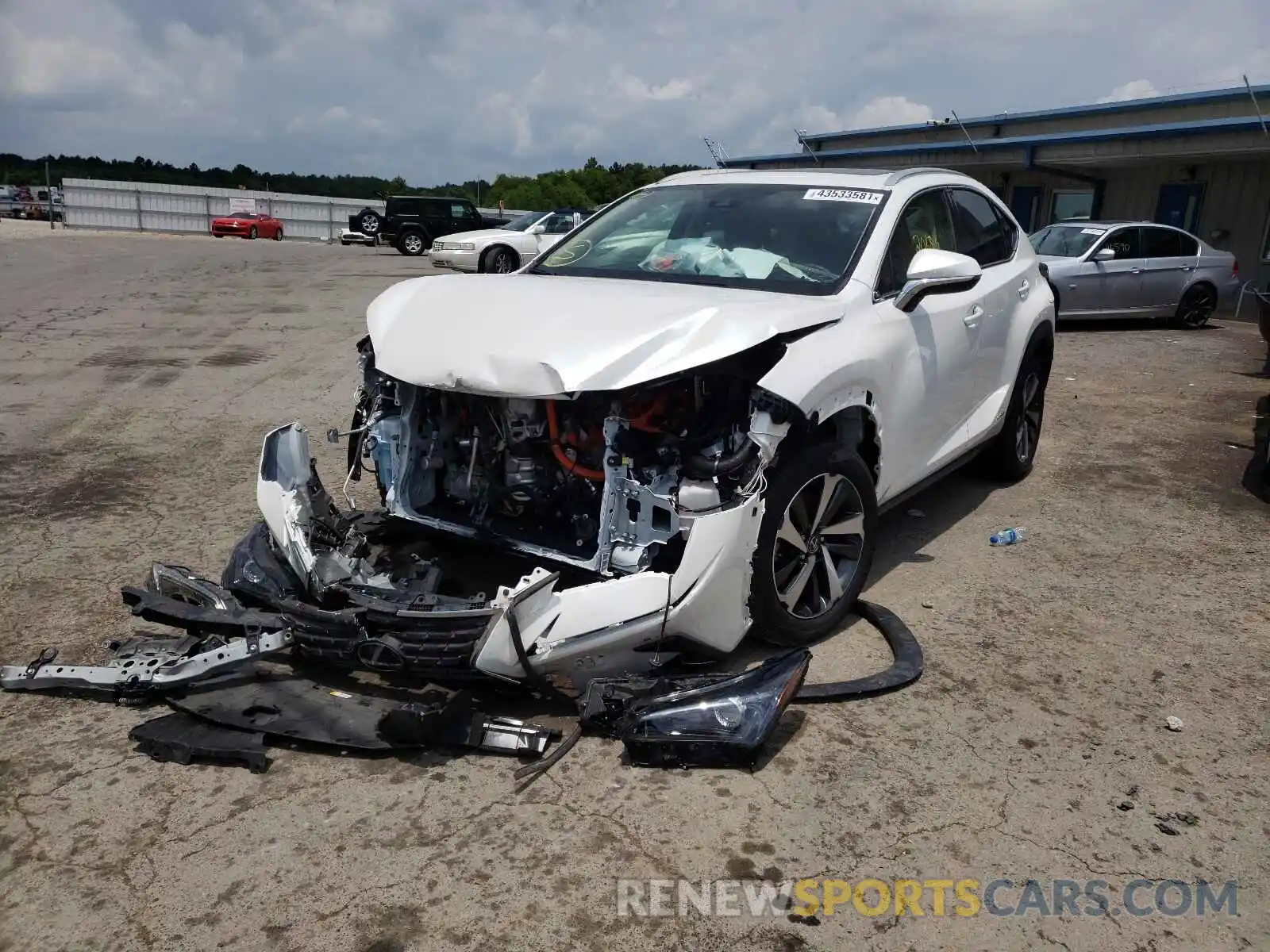 2 Photograph of a damaged car JTJGJRDZ9L2127943 LEXUS NX 2020