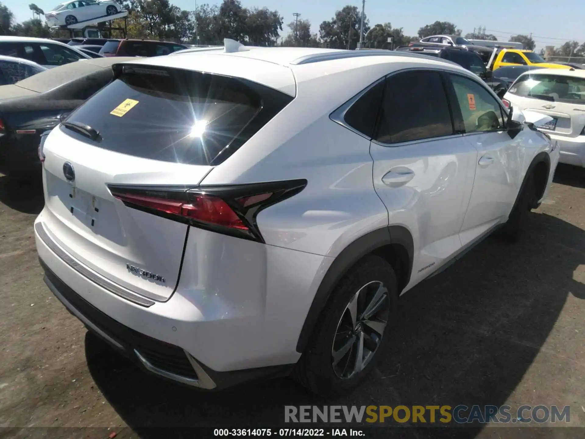 4 Photograph of a damaged car JTJGJRDZ9L2144340 LEXUS NX 2020