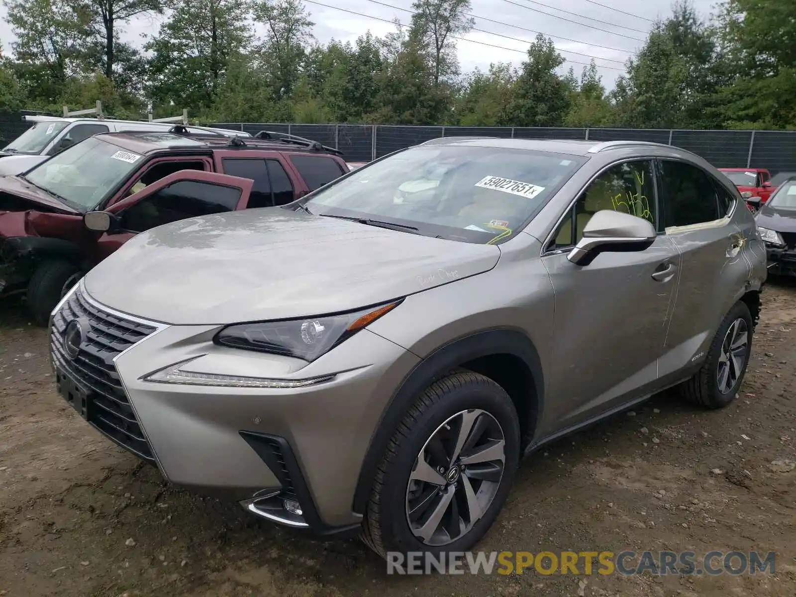 2 Photograph of a damaged car JTJGJRDZ9L5006845 LEXUS NX 2020