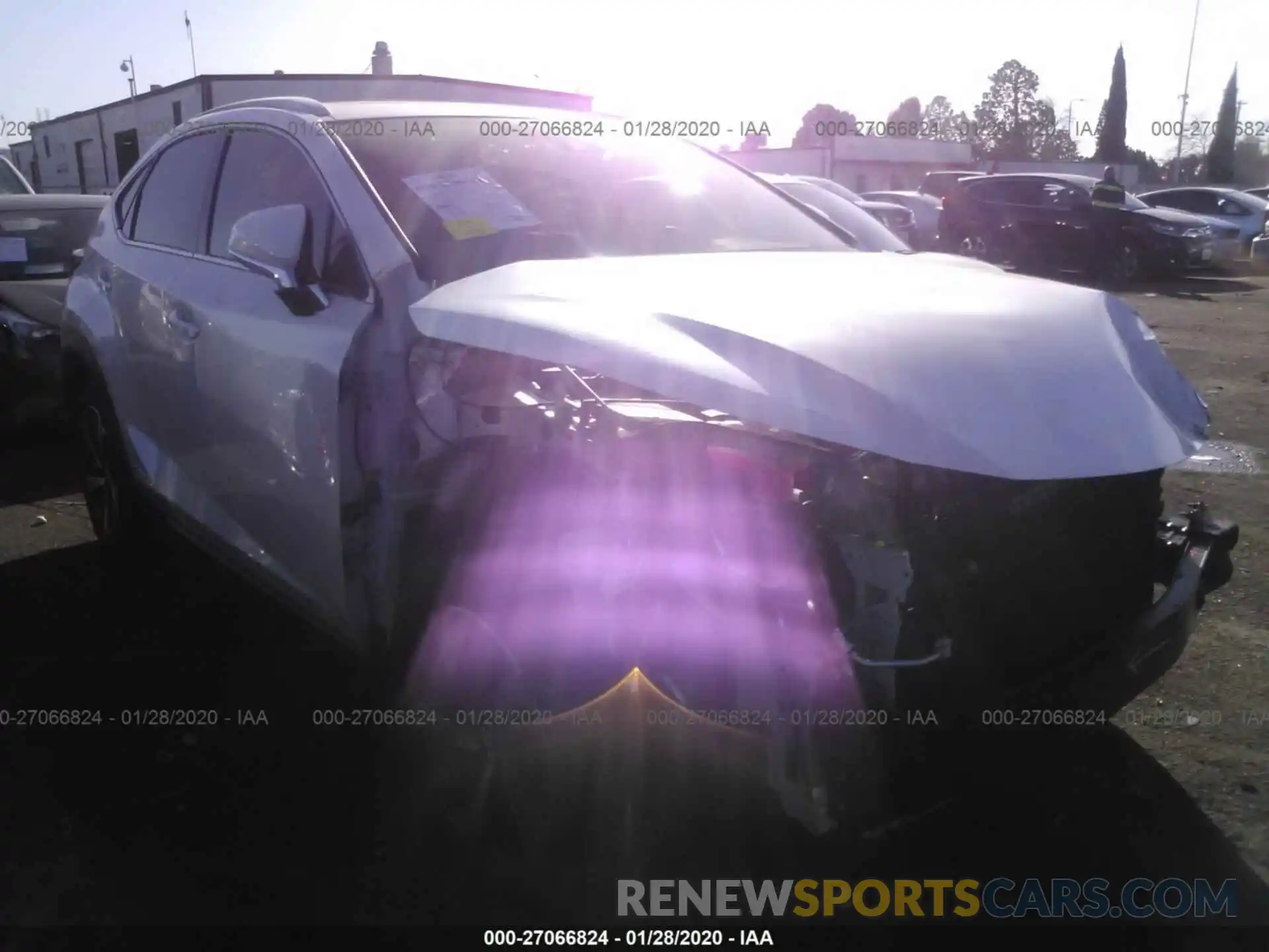 1 Photograph of a damaged car JTJGJRDZ9L5006876 LEXUS NX 2020