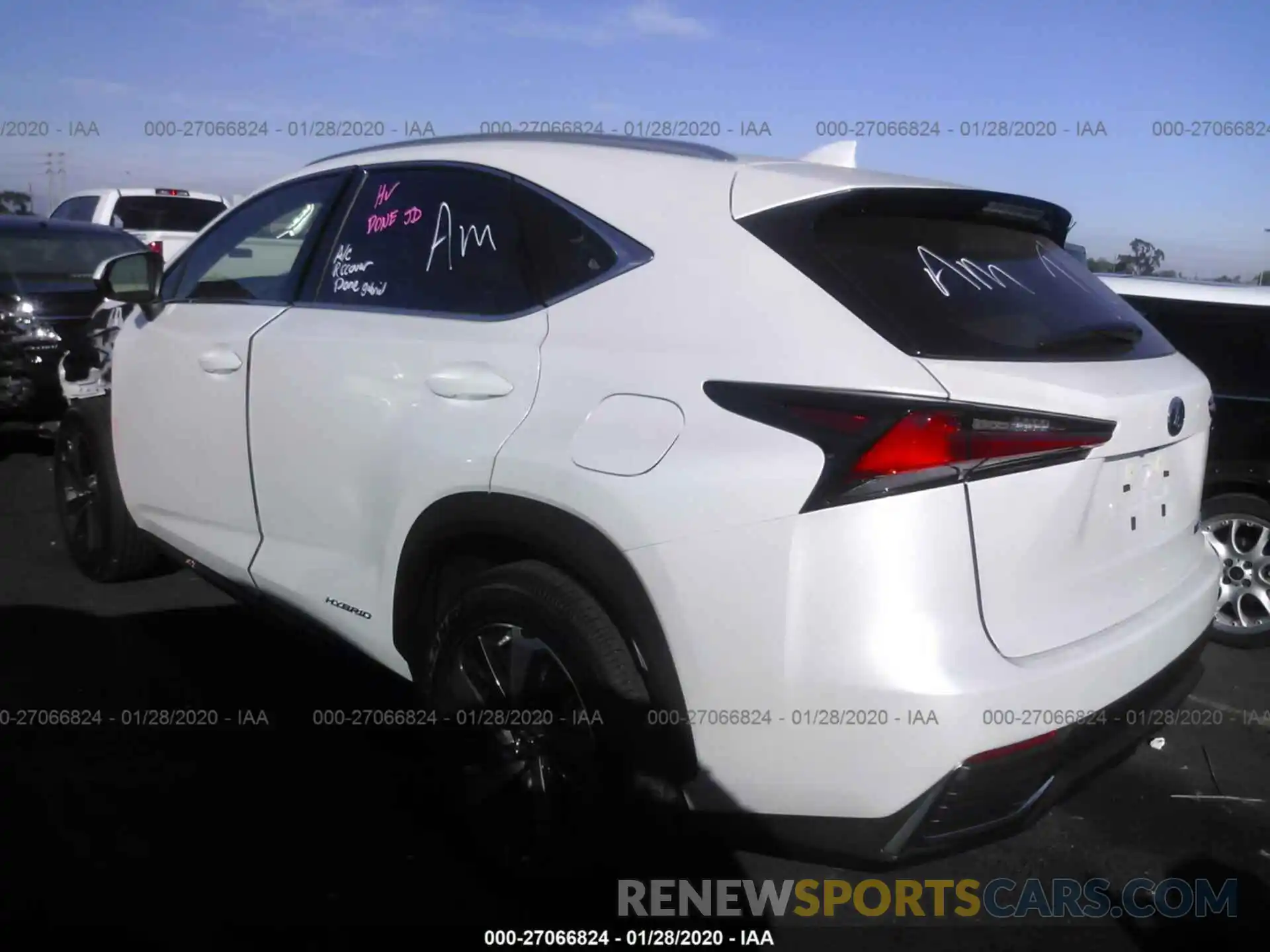 3 Photograph of a damaged car JTJGJRDZ9L5006876 LEXUS NX 2020