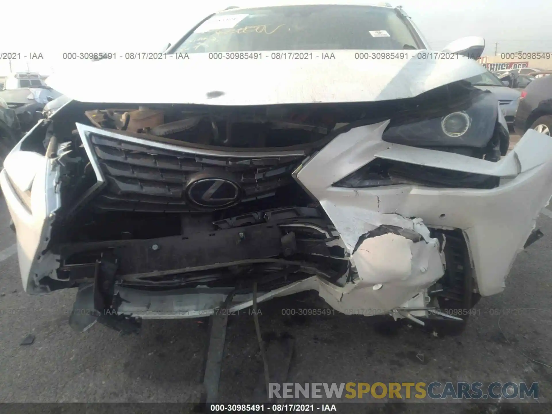 6 Photograph of a damaged car JTJGJRDZ9L5009549 LEXUS NX 2020