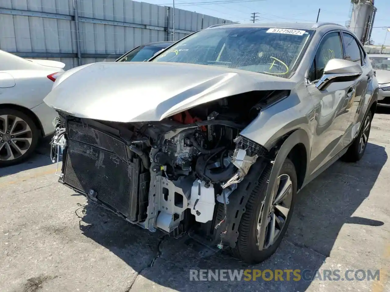 2 Photograph of a damaged car JTJGJRDZXL2140331 LEXUS NX 2020