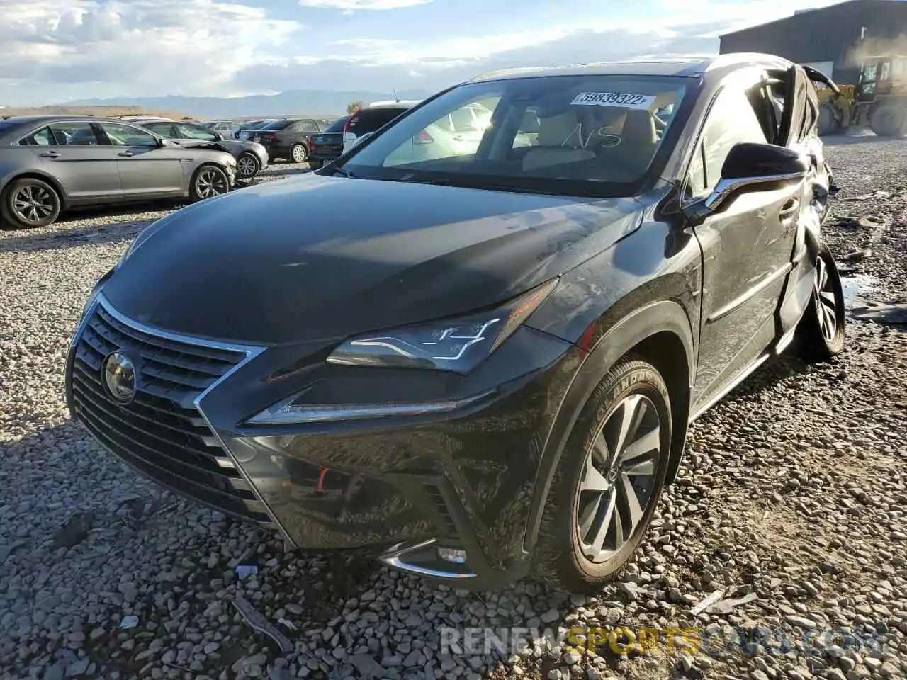 2 Photograph of a damaged car JTJHARDZ7L5016035 LEXUS NX 2020