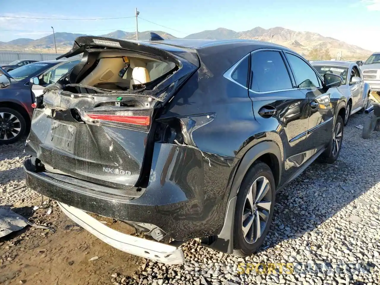 4 Photograph of a damaged car JTJHARDZ7L5016035 LEXUS NX 2020