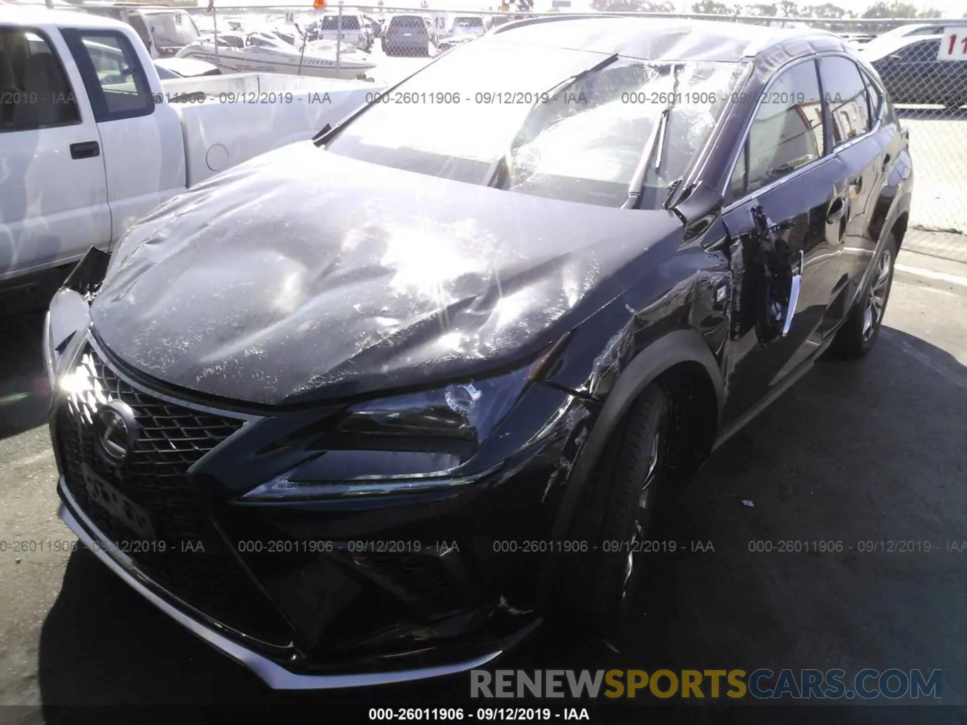 2 Photograph of a damaged car JTJJARBZ0L2159155 LEXUS NX 2020